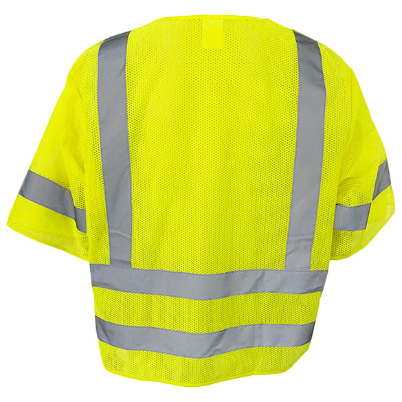 Yellow/Lime Safety Vest - C2V - High Visibility