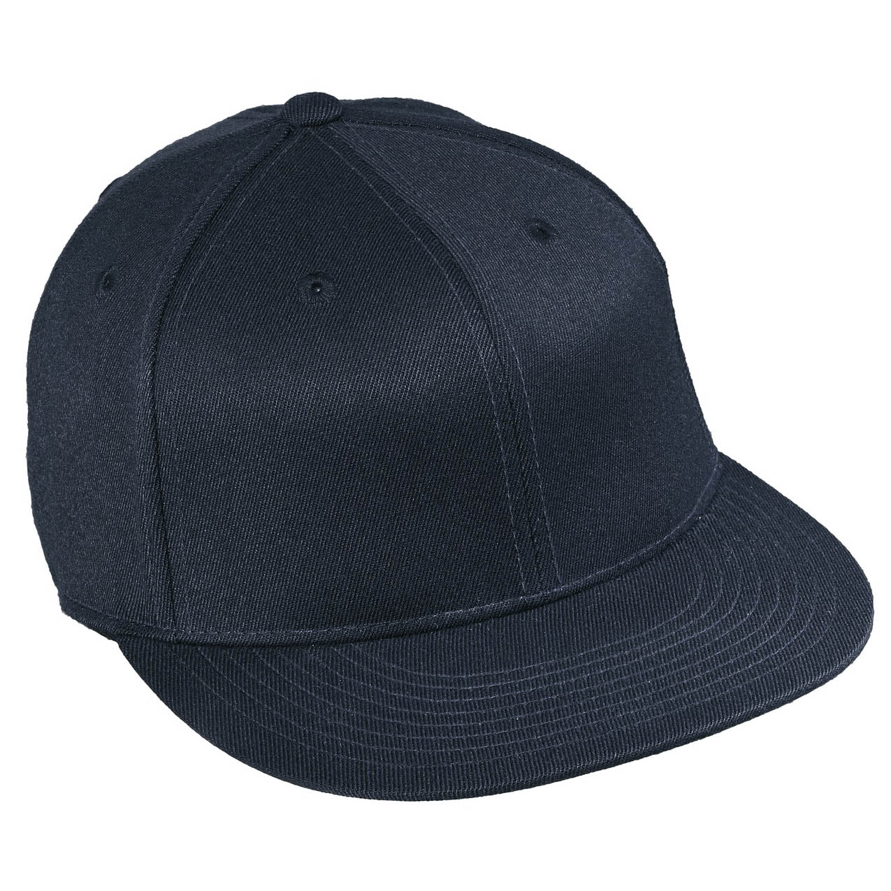 Black Flat Brim Hat - Port Authority - Stylish Design