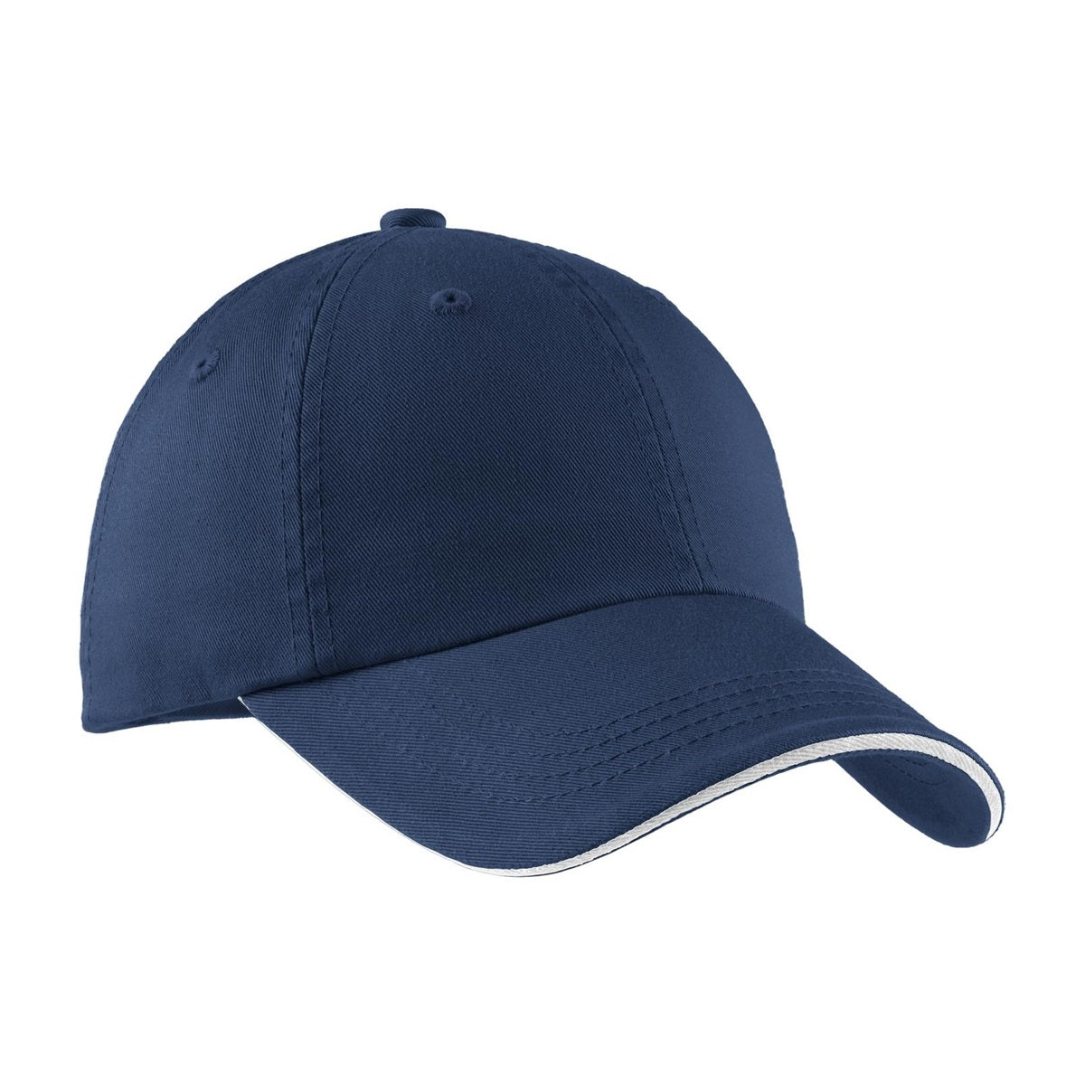 Black/White Ball Caps - Port Authority - Soft Cotton