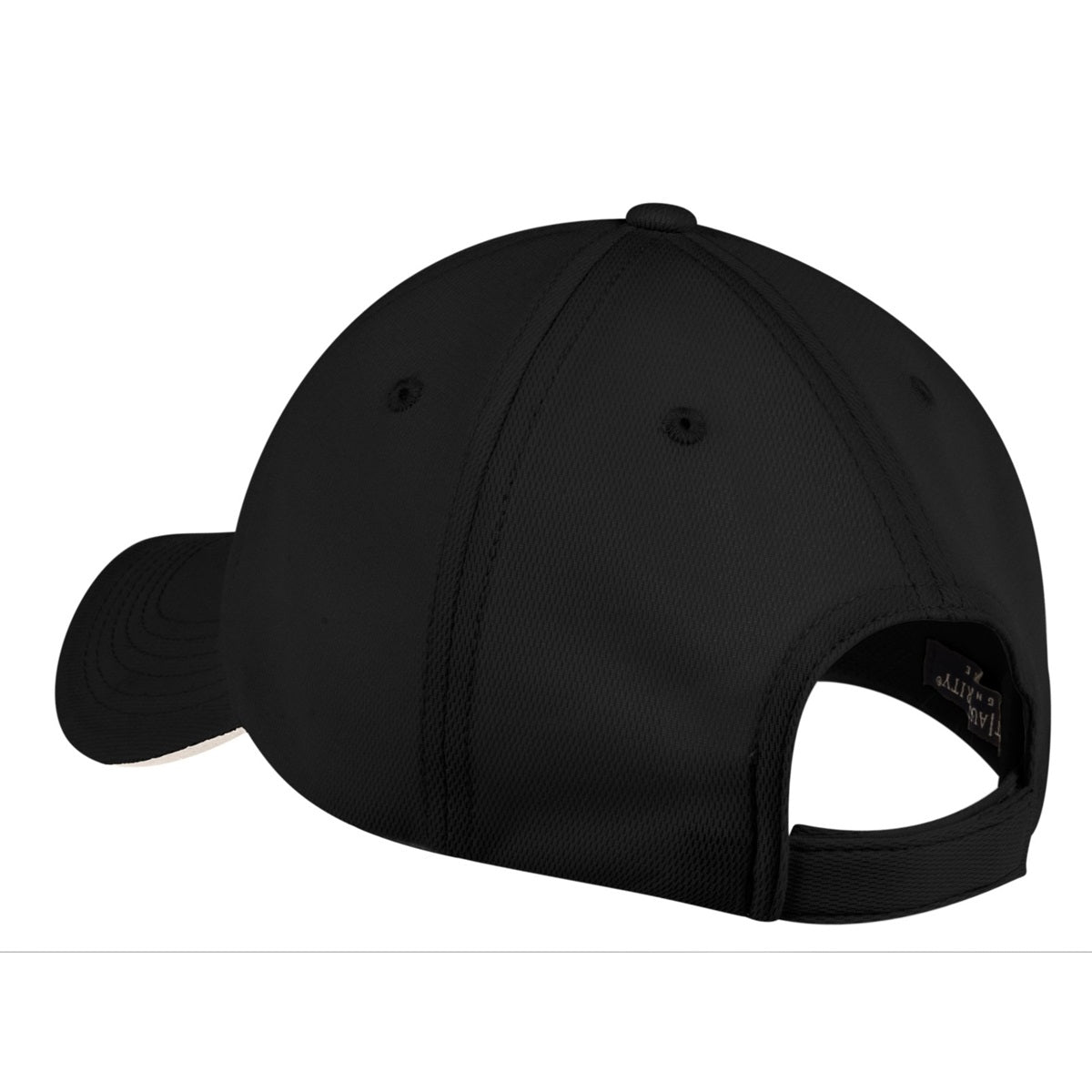 Black/Stone Ball Caps - Port Authority - Quick-Drying