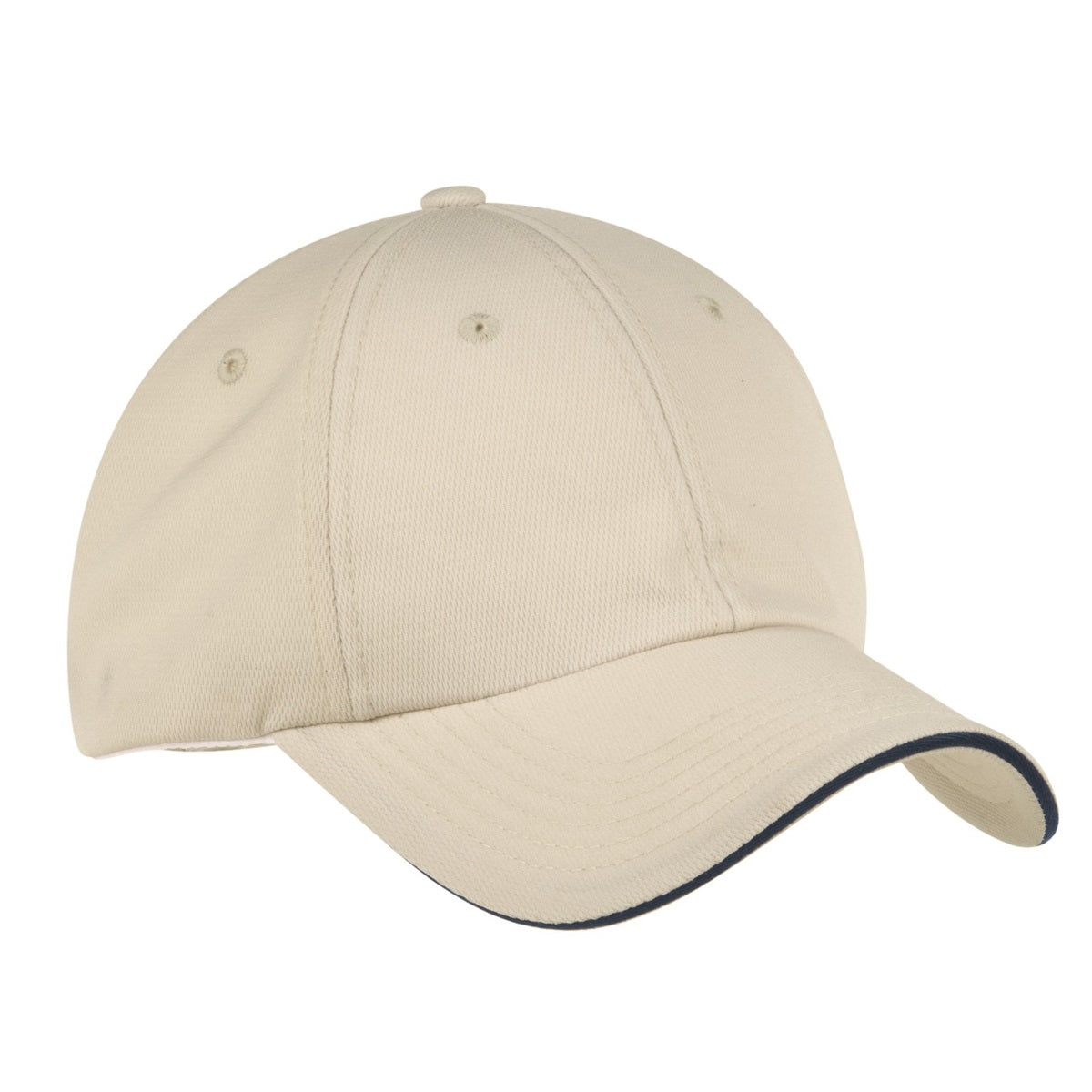 Black/Stone Ball Caps - Port Authority - Quick-Drying