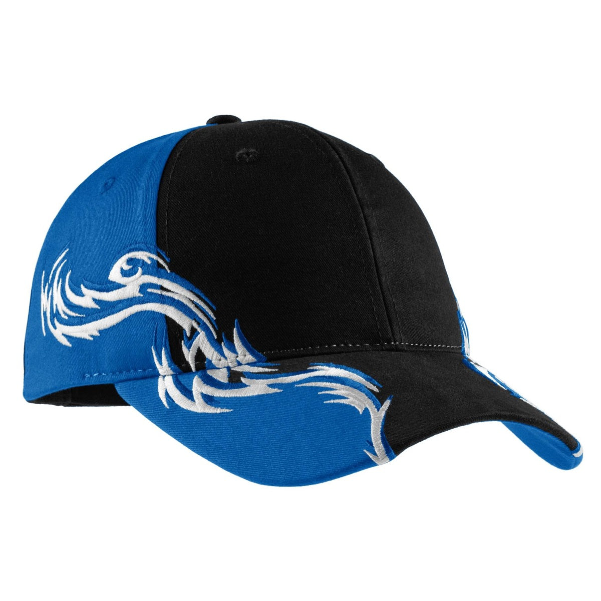 Black/Red/White Ball Caps - Port Authority - Stylish Design