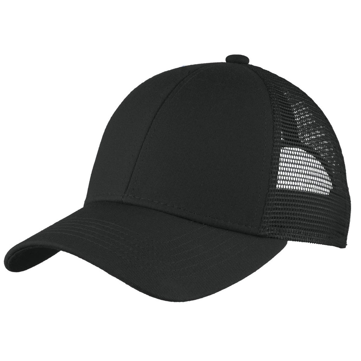 Black Ball Caps - Port Authority - Adjustable Mesh Back