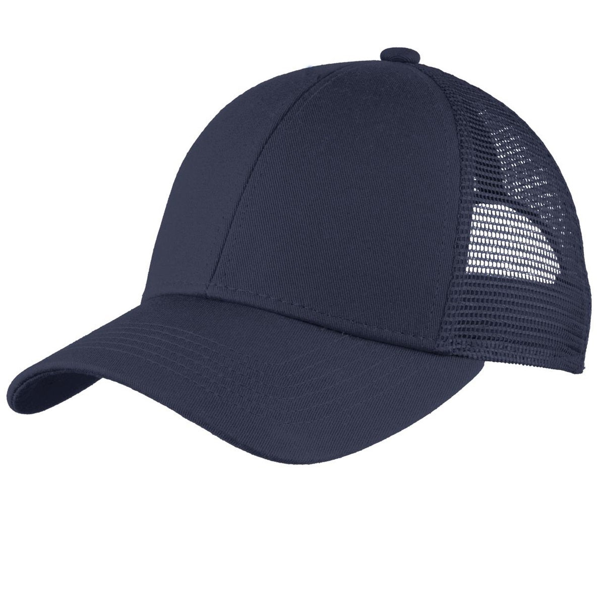 Black Ball Caps - Port Authority - Adjustable Mesh Back