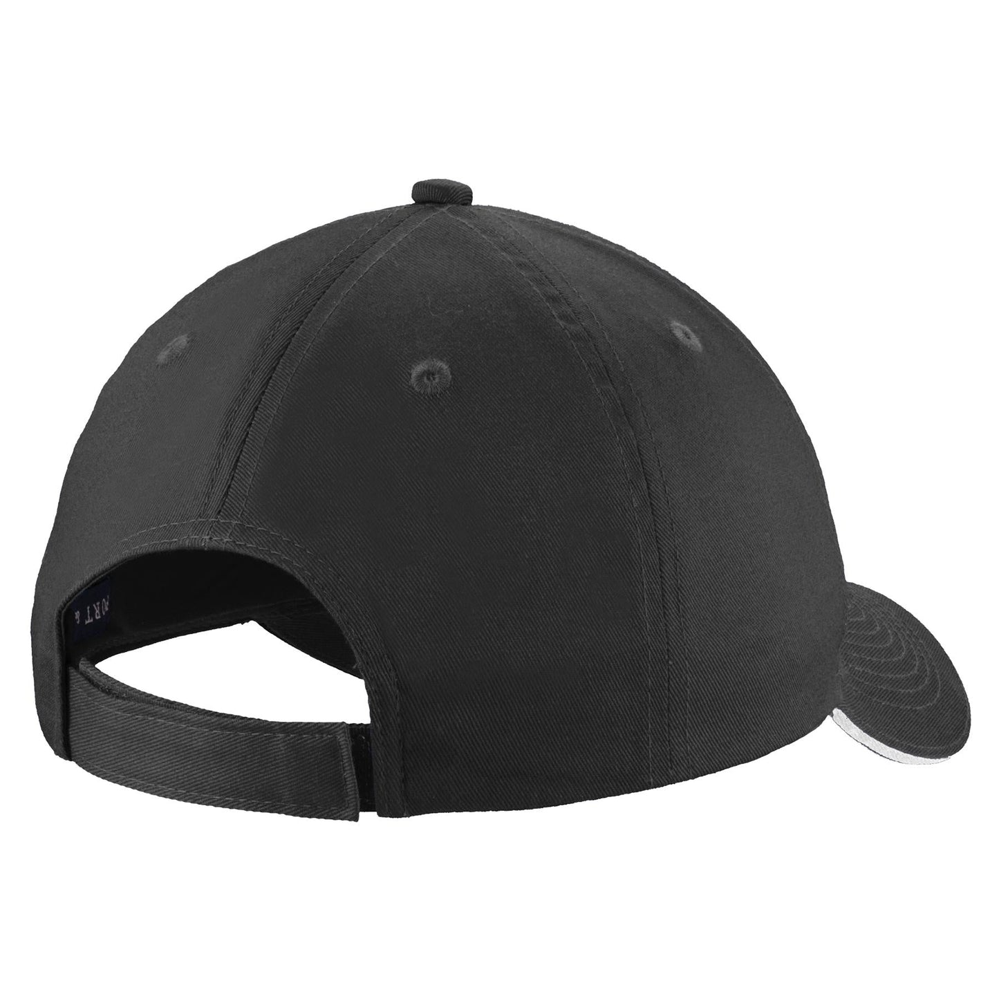 Black/White Ball Caps - Port & Company - Casual Style