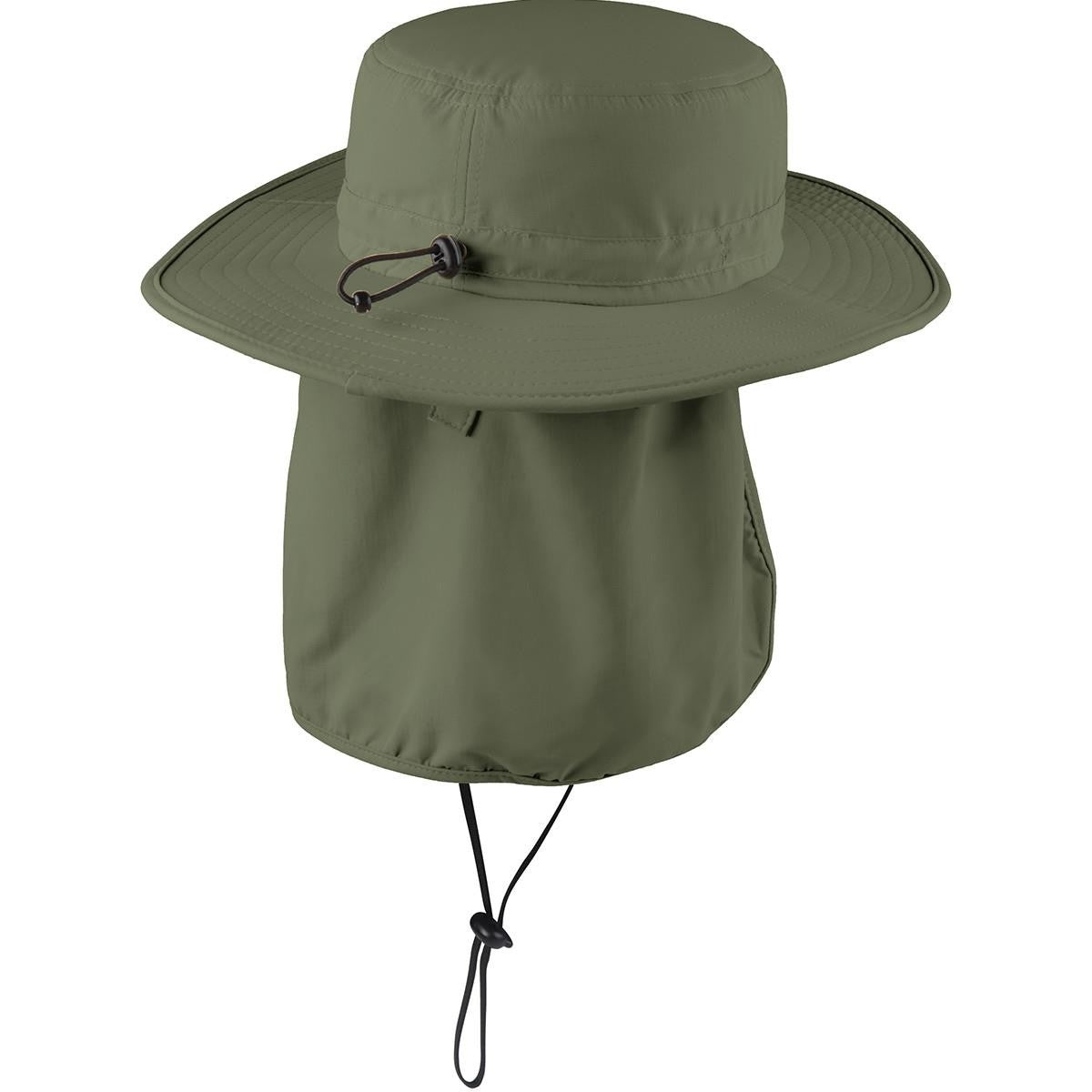 Coffee Cream Safari Hat - Port Authority - Moisture Wicking