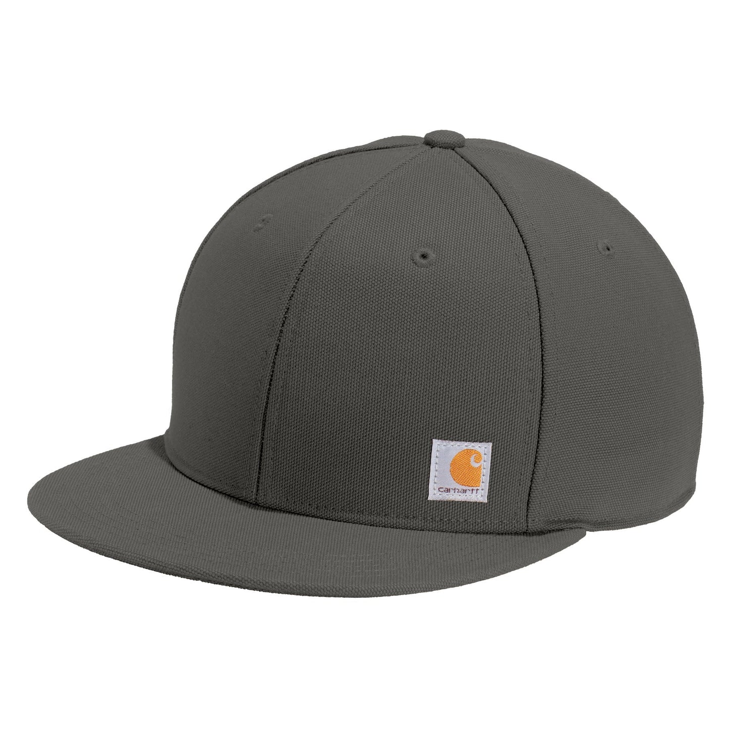 Black Flat Brim Hat - Carhartt - Durable Cotton Design