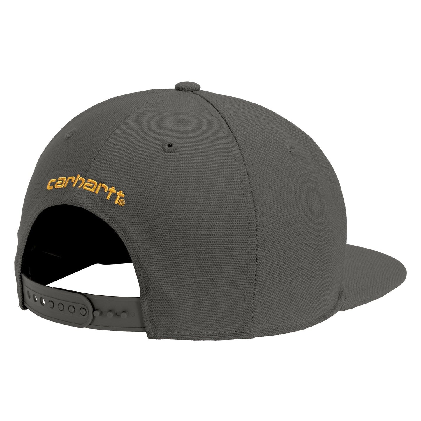 Black Flat Brim Hat - Carhartt - Durable Cotton Design