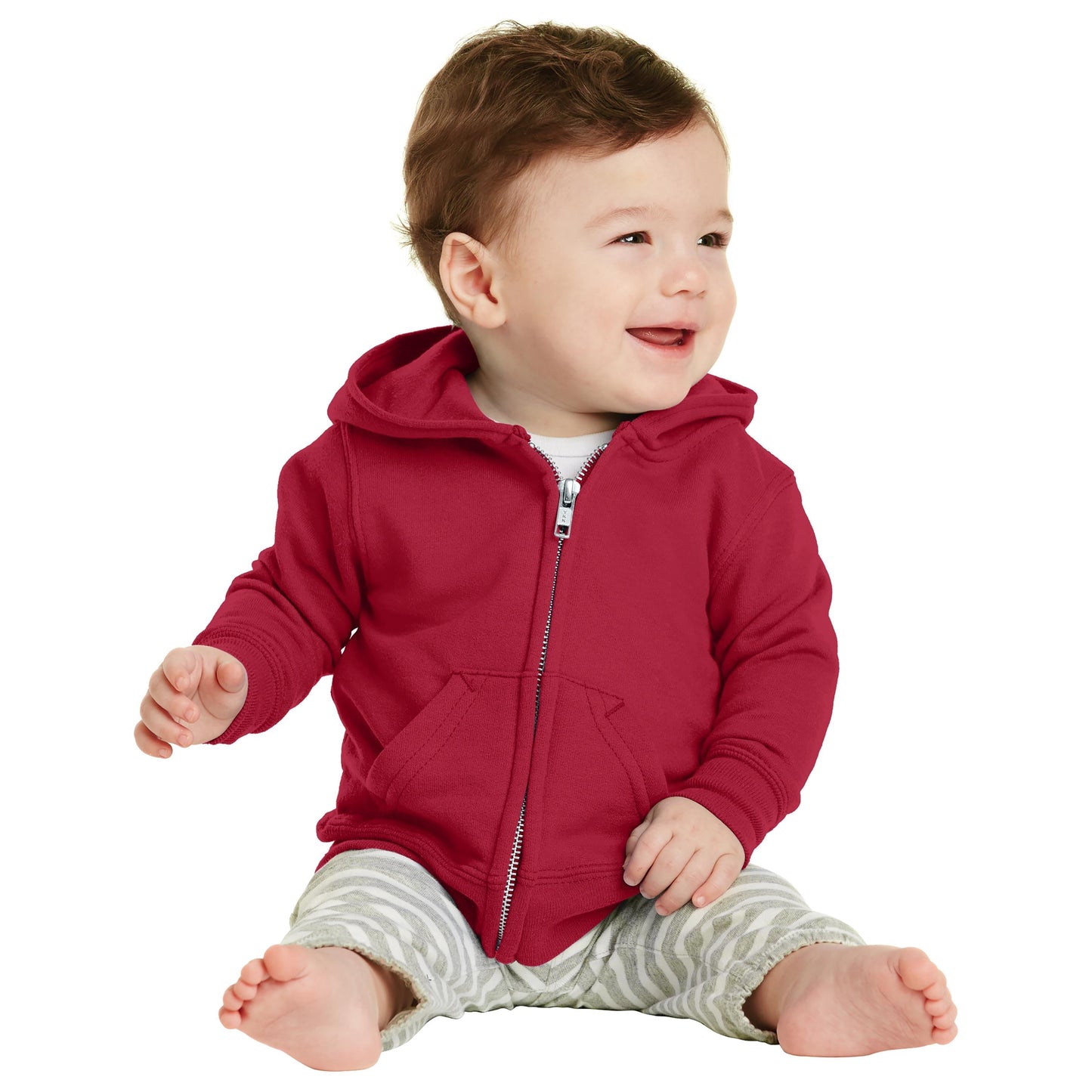 Red Sweatshirts - Port & Company - Cozy Infant Hoodie - Soft Wear