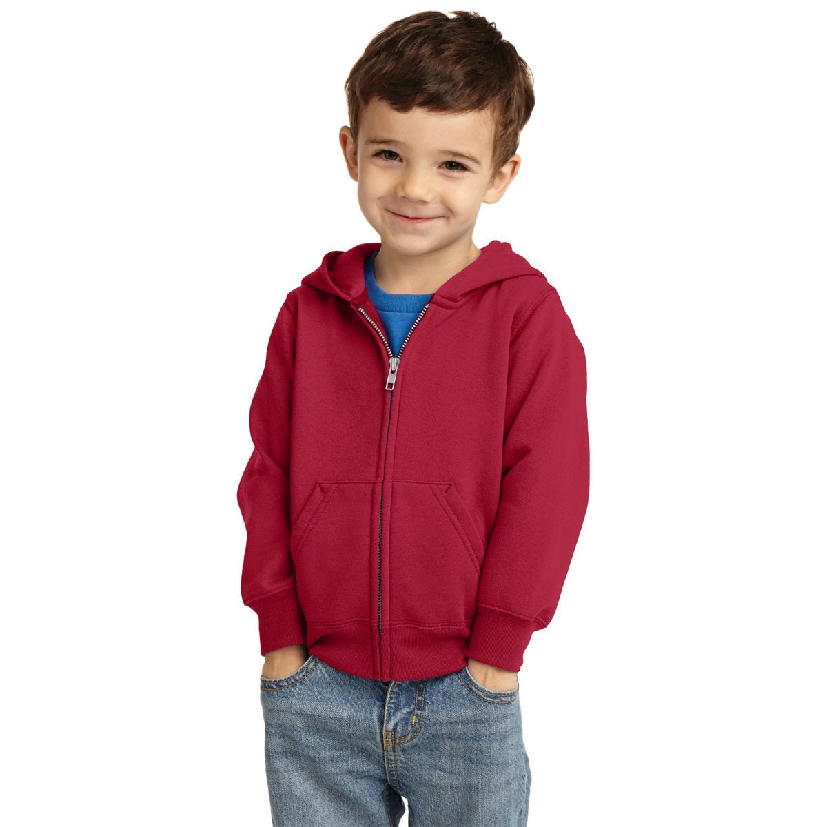 Red Sweatshirt - Port & Company - Cozy Fleece Fabric