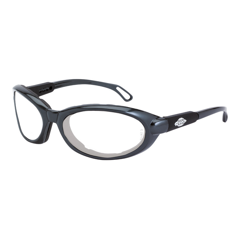 Indoor/Outdoor Anti-Fog Mirror Lens Glasses - CrossFire - Smoke Lens