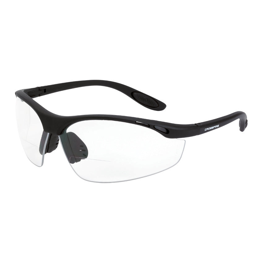 Smoke Bifocal Lens Glasses - CrossFire - Lightweight Design