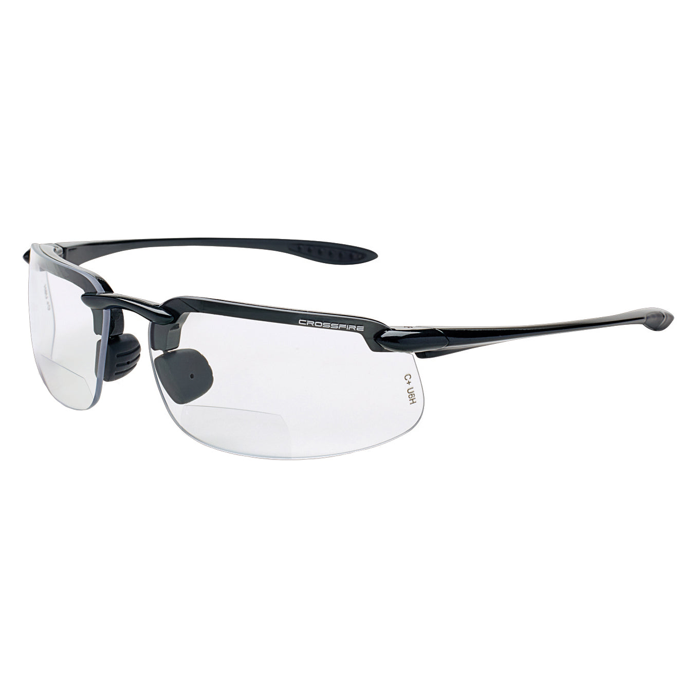 Clear Bifocal Lens Glasses - CrossFire - Lightweight Frame