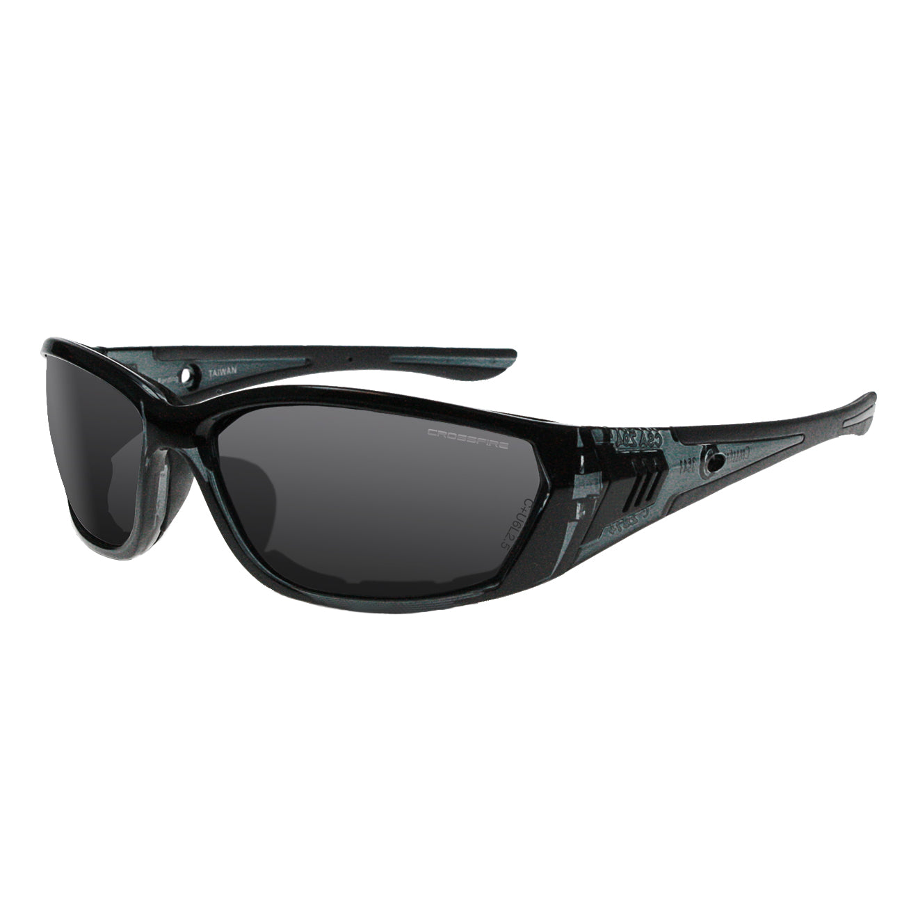 Brown Anti-Fog Lens Glasses - CrossFire - Protective Design