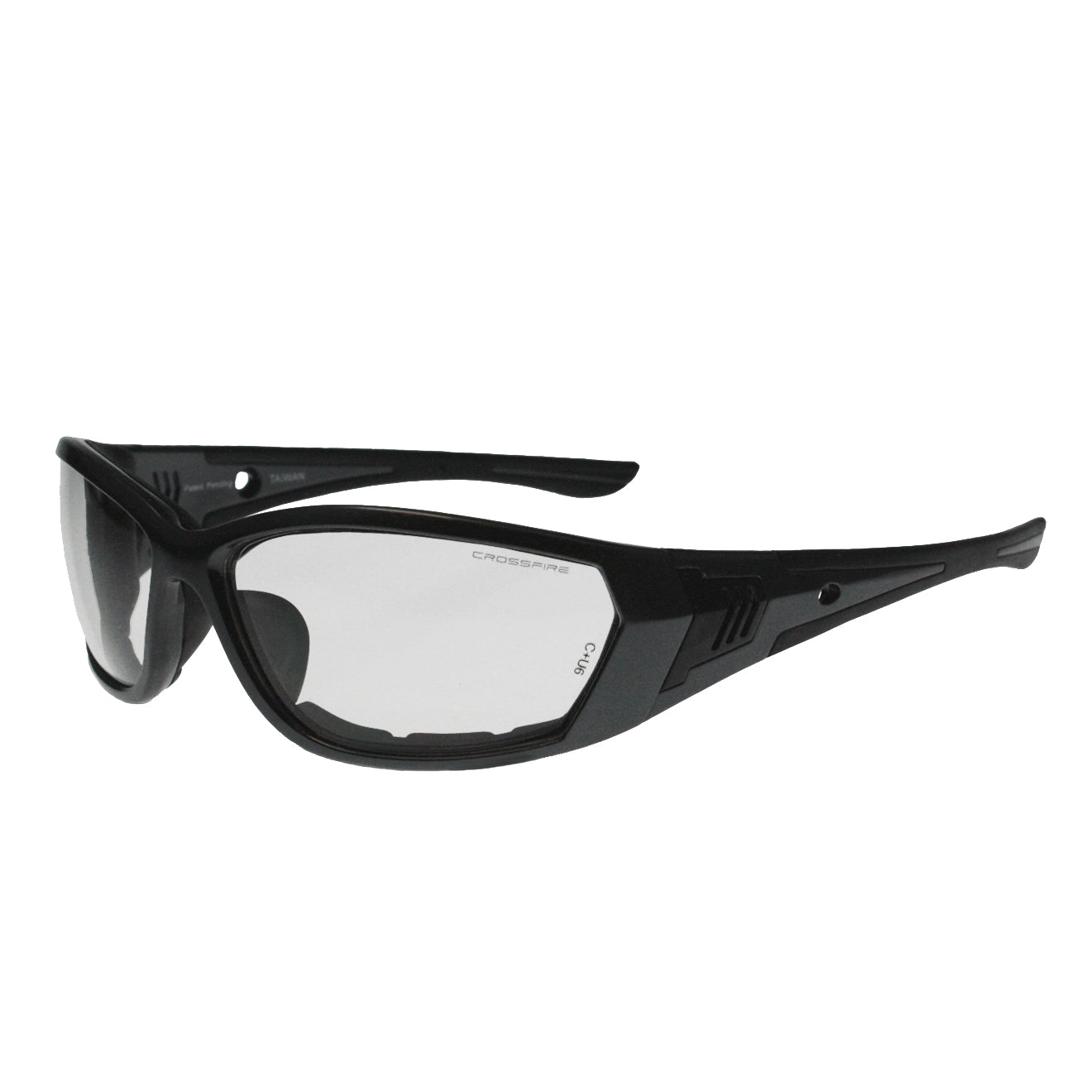 Brown Anti-Fog Lens Glasses - CrossFire - Protective Design