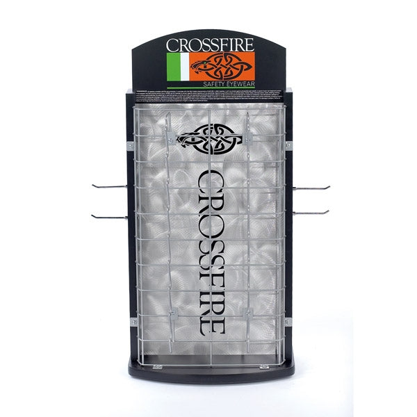 36 Unit Displays | CrossFire | Safety Eyewear Counter - brand - Sleek Design