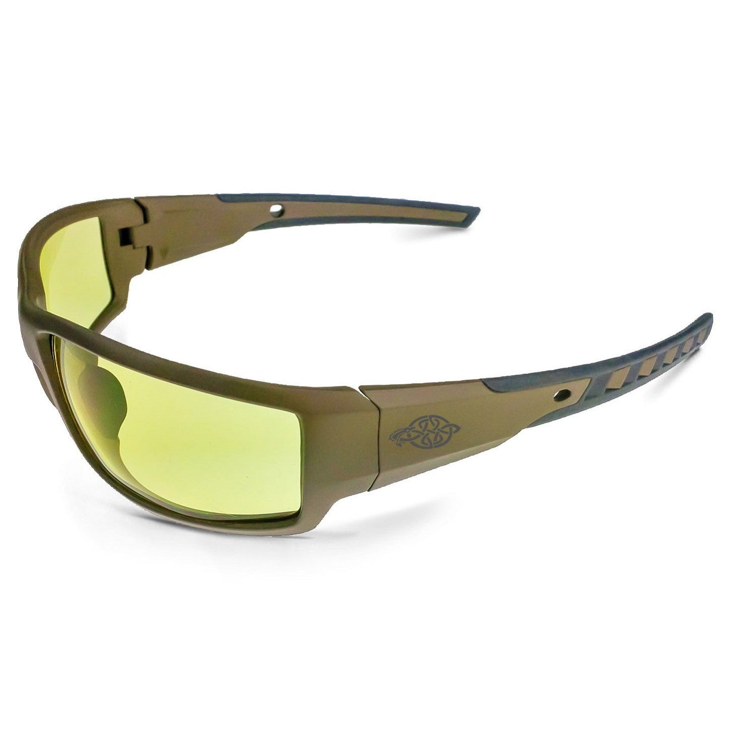 Gold Mirror Lens Glasses - CrossFire - Stylish Design