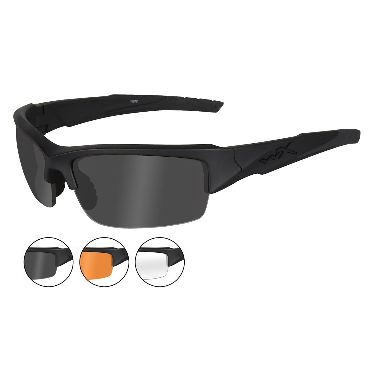 Grey Lens Glasses - Wiley X - Shatterproof Safety