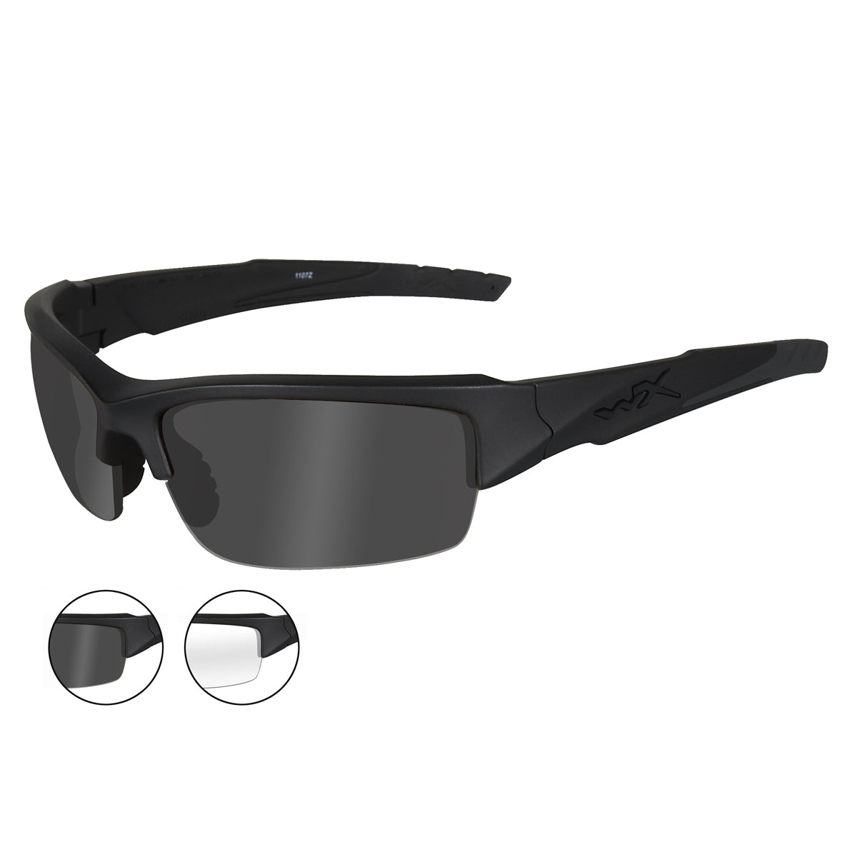 Grey Lens Glasses - Wiley X - Shatterproof Safety