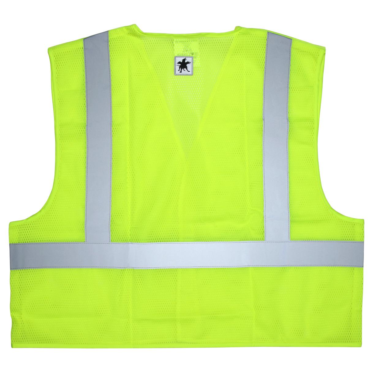 Yellow/Lime Safety Vests - MCR Safety - Breakaway Mesh