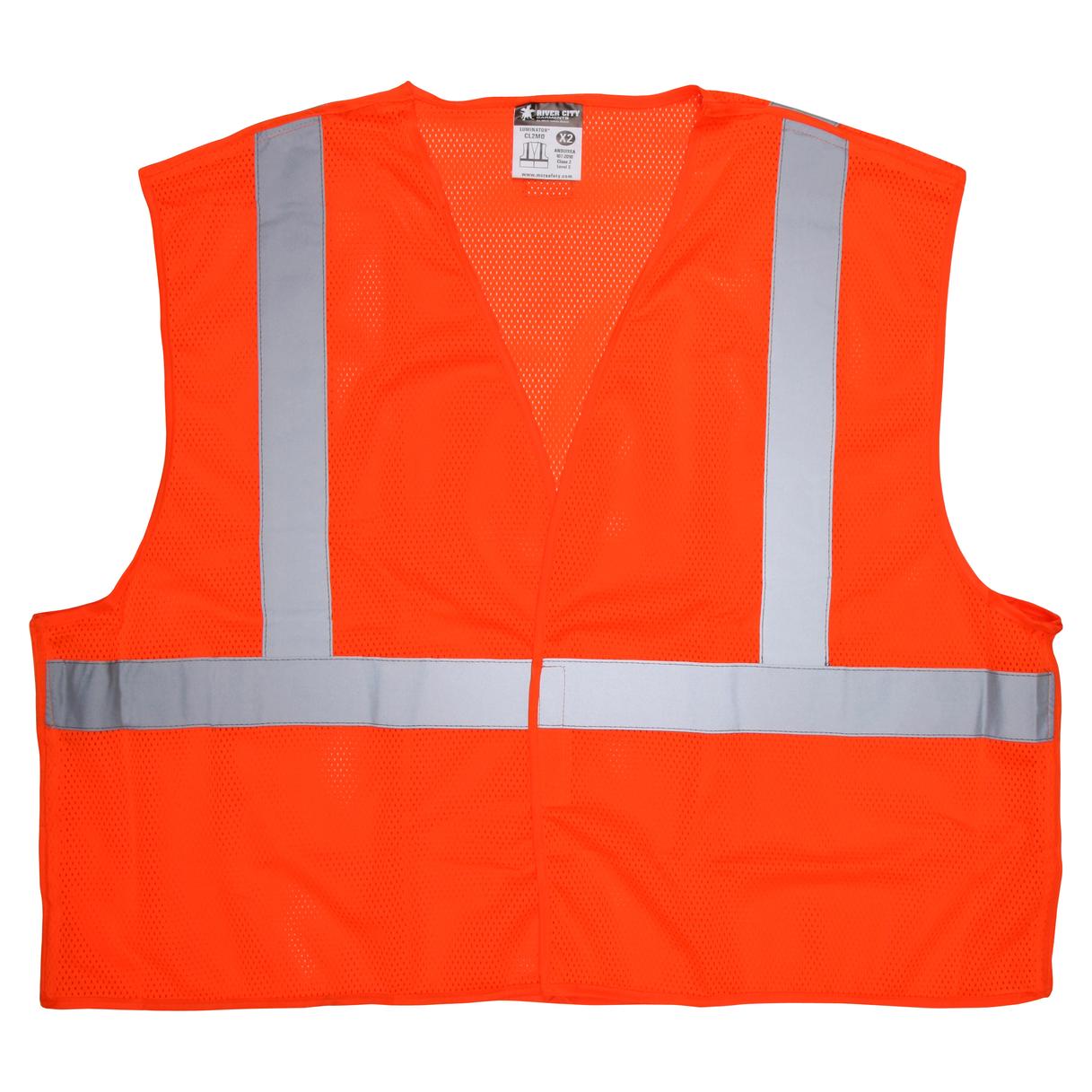 Yellow/Lime Safety Vests - MCR Safety - Breakaway Mesh