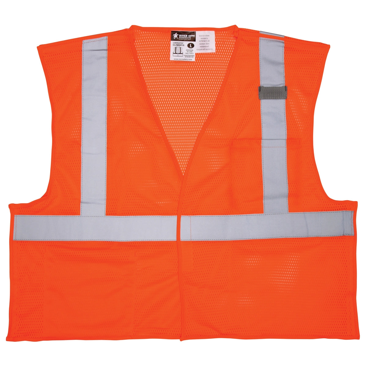 Yellow/Lime Safety Vests - MCR Safety - Breakaway Design