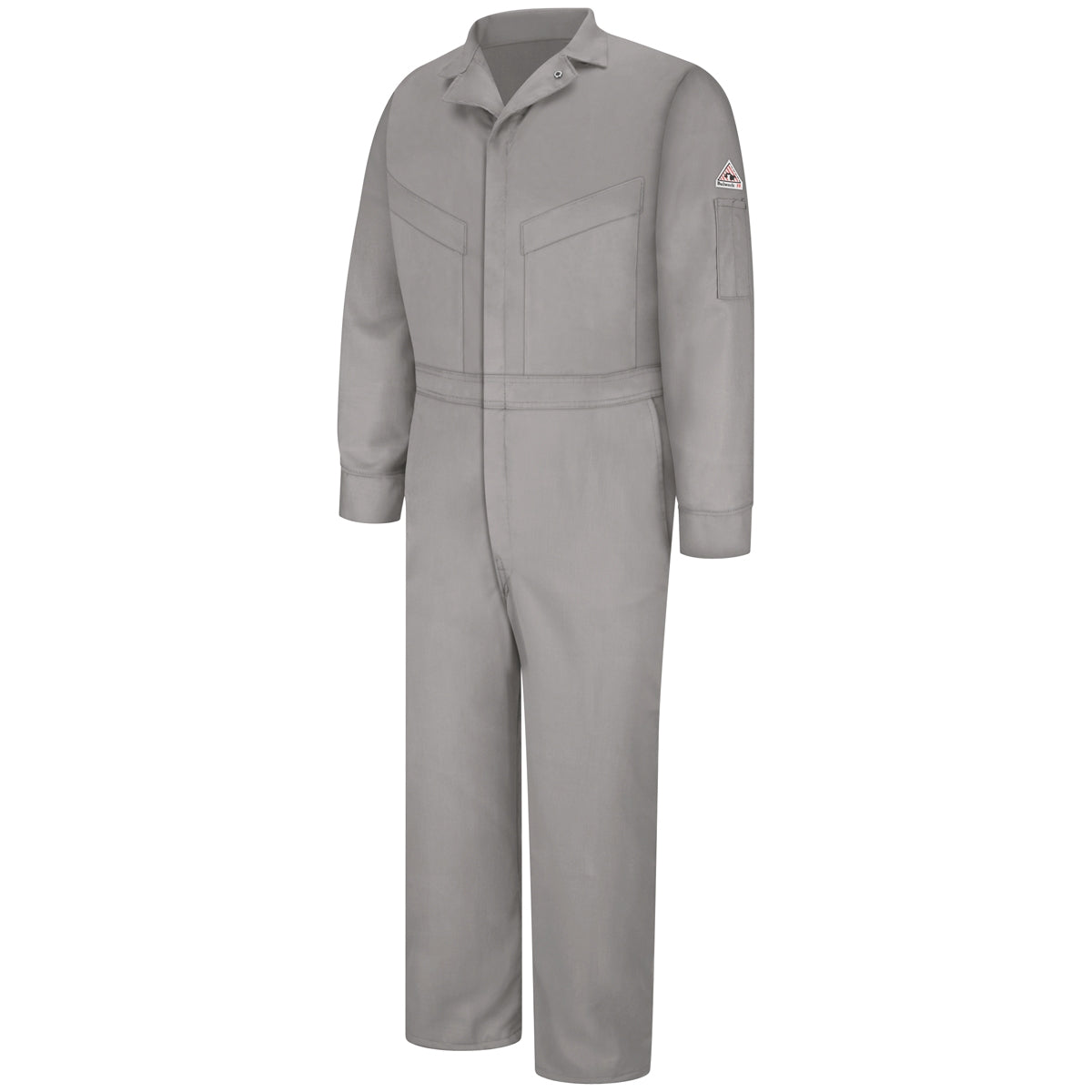 Grey Lightweight Coveralls - Bulwark FR - Durable Fabric