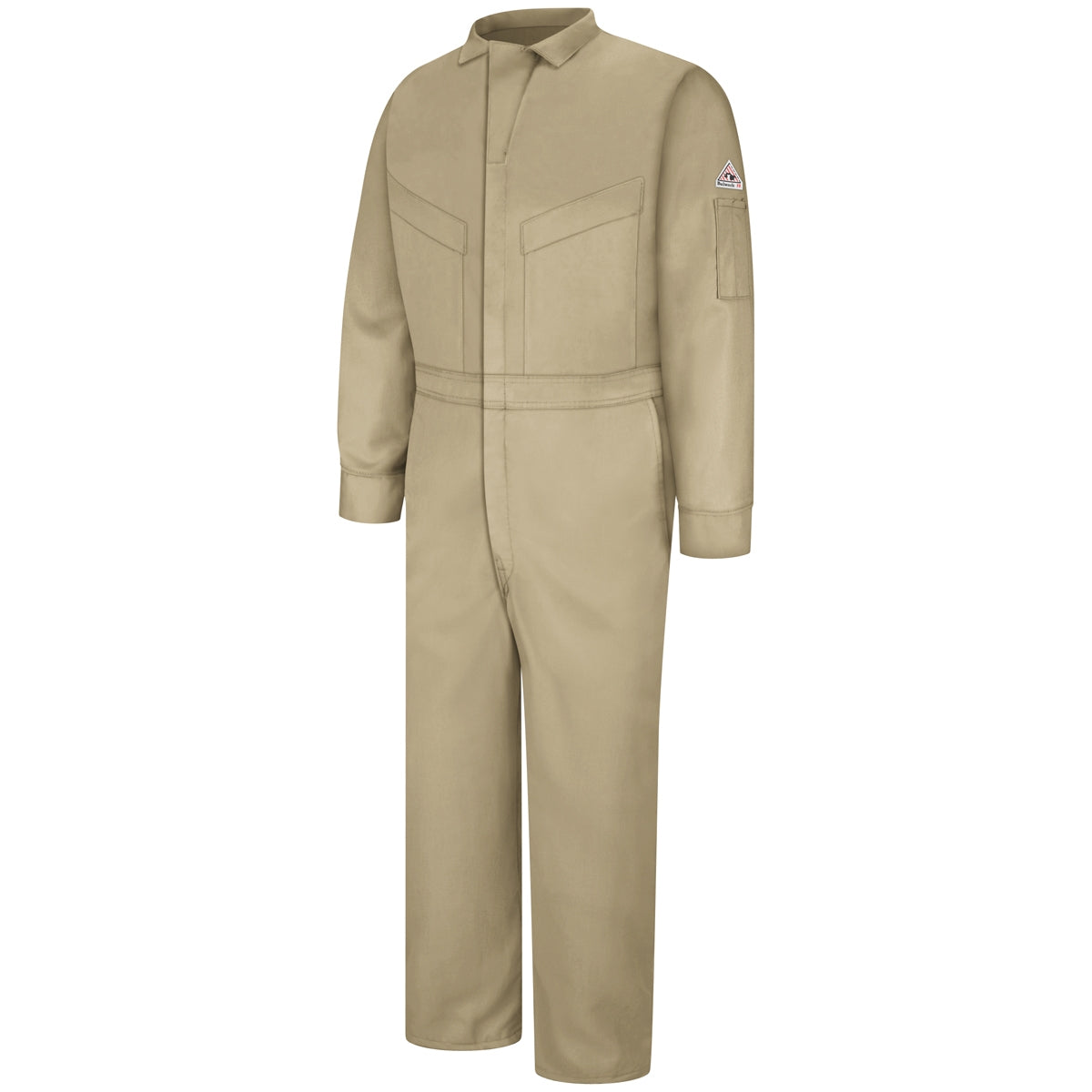 Khaki Coveralls - Bulwark FR - Lightweight Protection