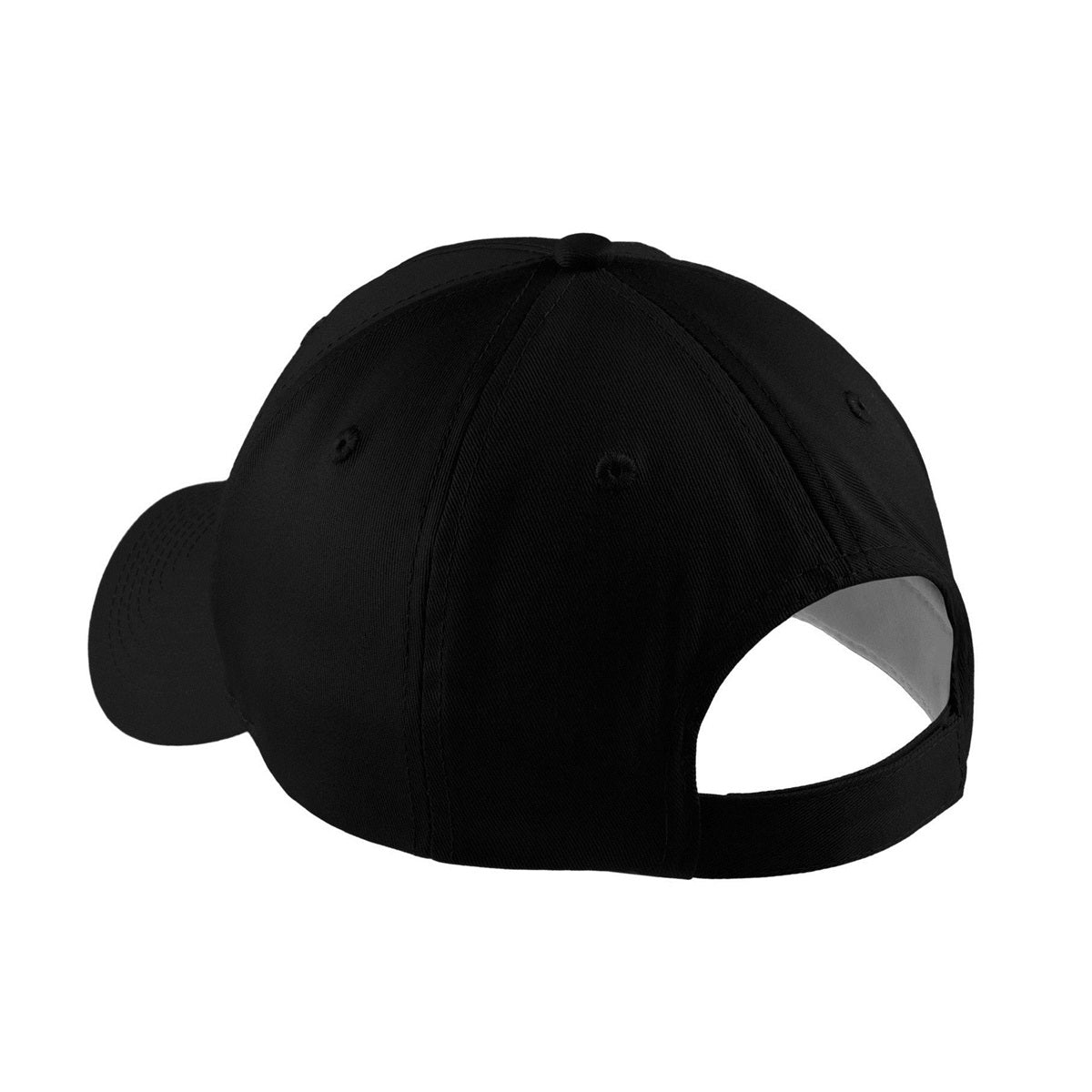 Black Ball Caps - Port & Company - Comfortable Cotton