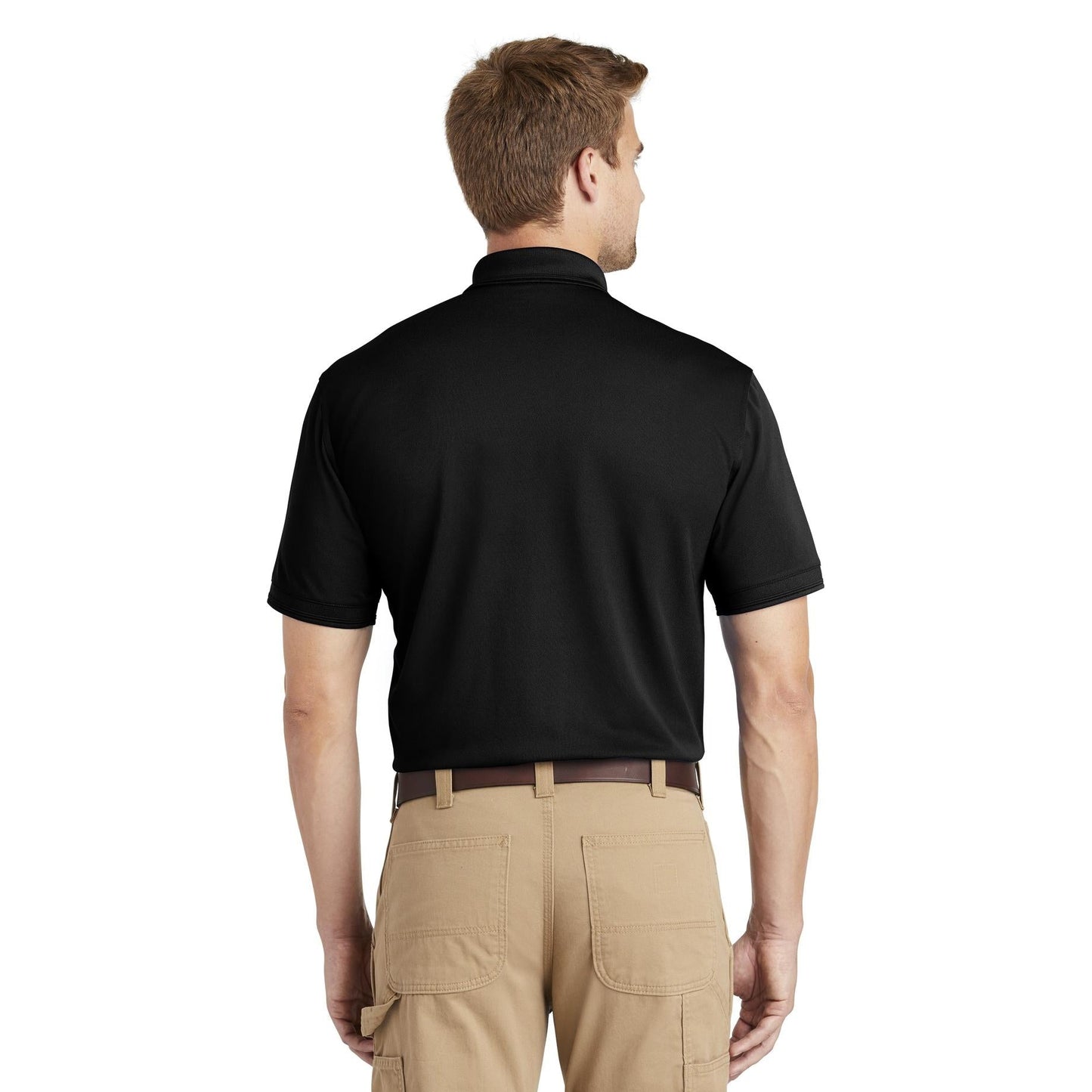 Black Polo Shirts - Cornerstone - Snag-Proof Pique