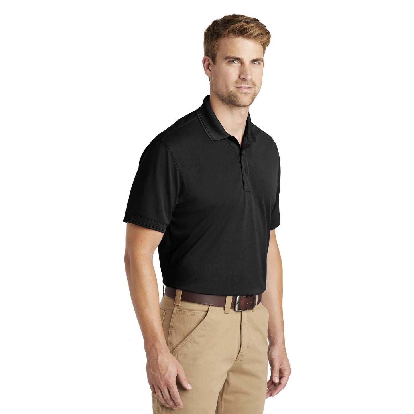 Black Polo Shirts - Cornerstone - Snag-Proof Pique