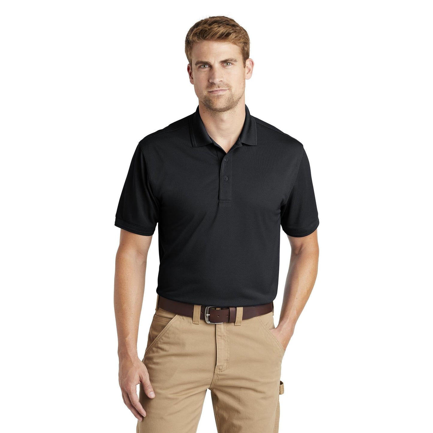 Black Polo Shirts - Cornerstone - Snag-Proof Pique