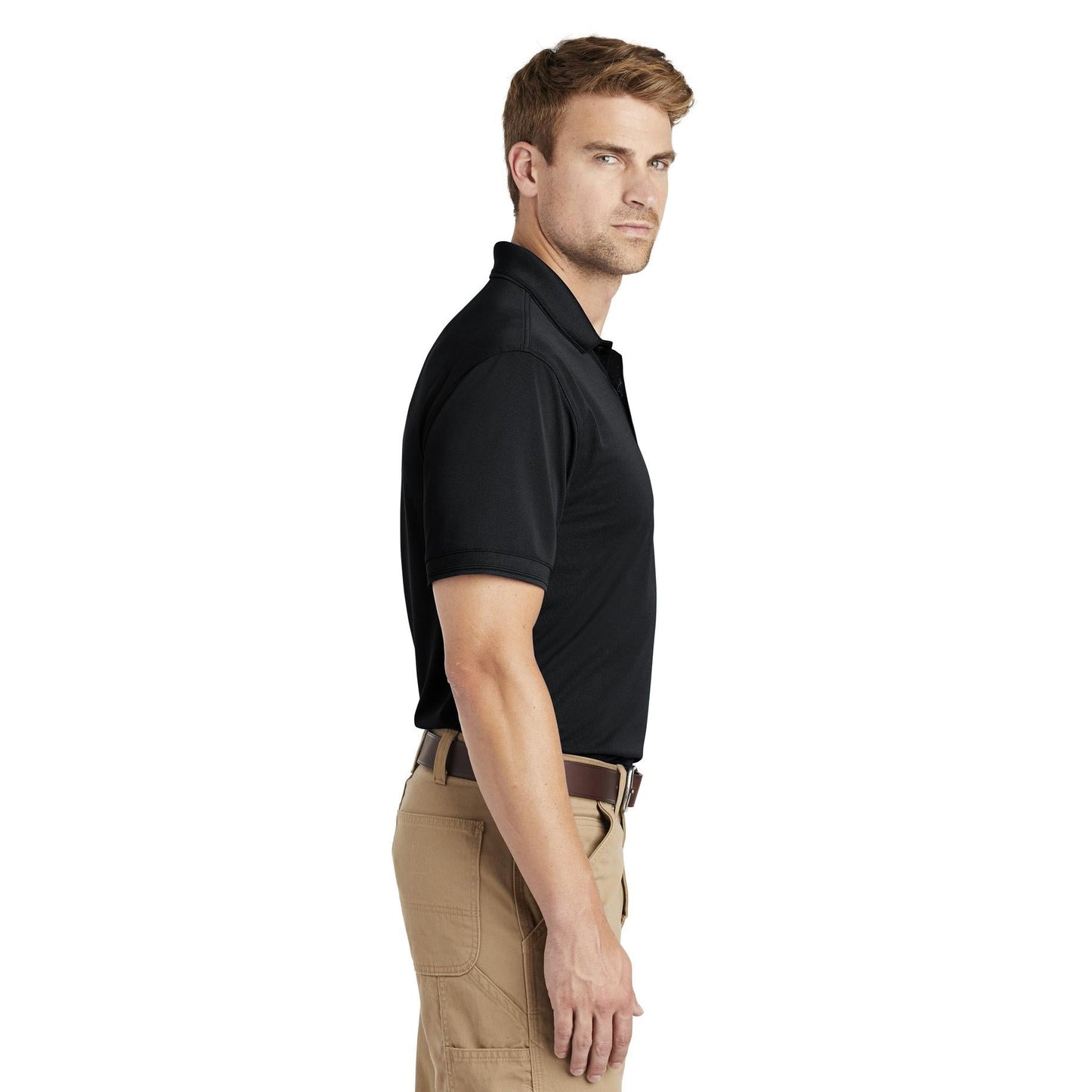 Black Polo Shirts - Cornerstone - Snag-Proof Pique