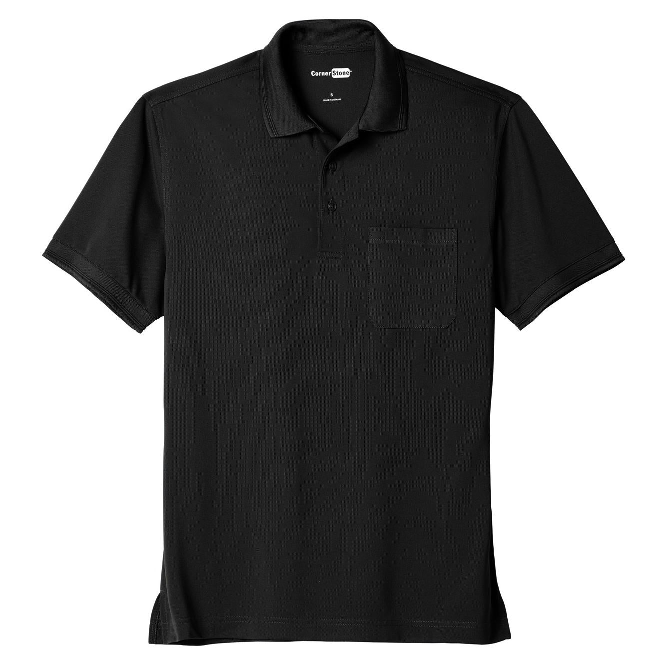 Black Snag-Proof Polo - Cornerstone - Performance Fabric