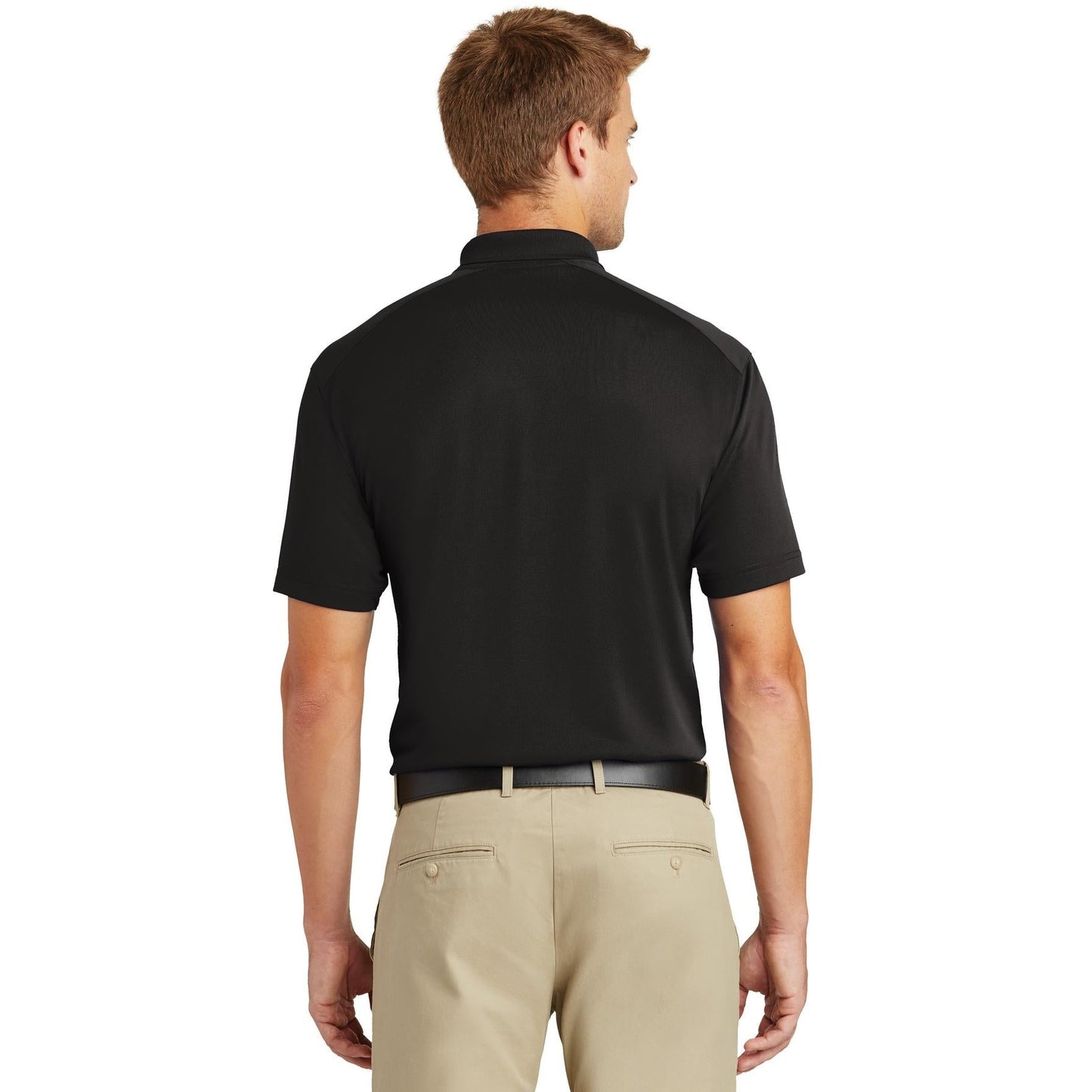 Black Polo Shirt - Cornerstone - Lightweight Fabric