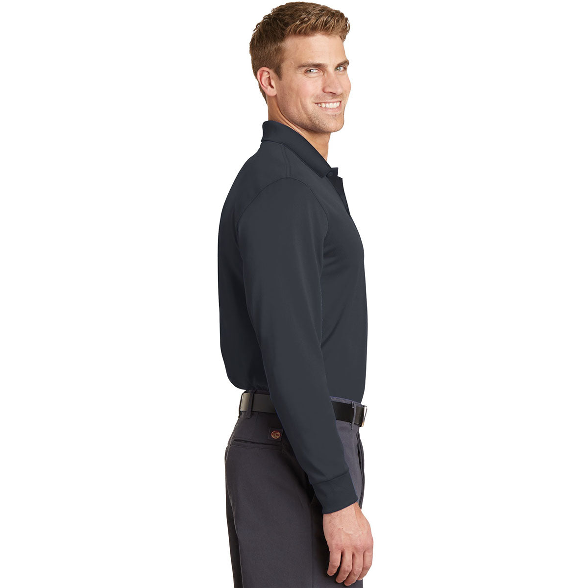 Black Polo Shirt - Cornerstone - Snag-Proof Fabric