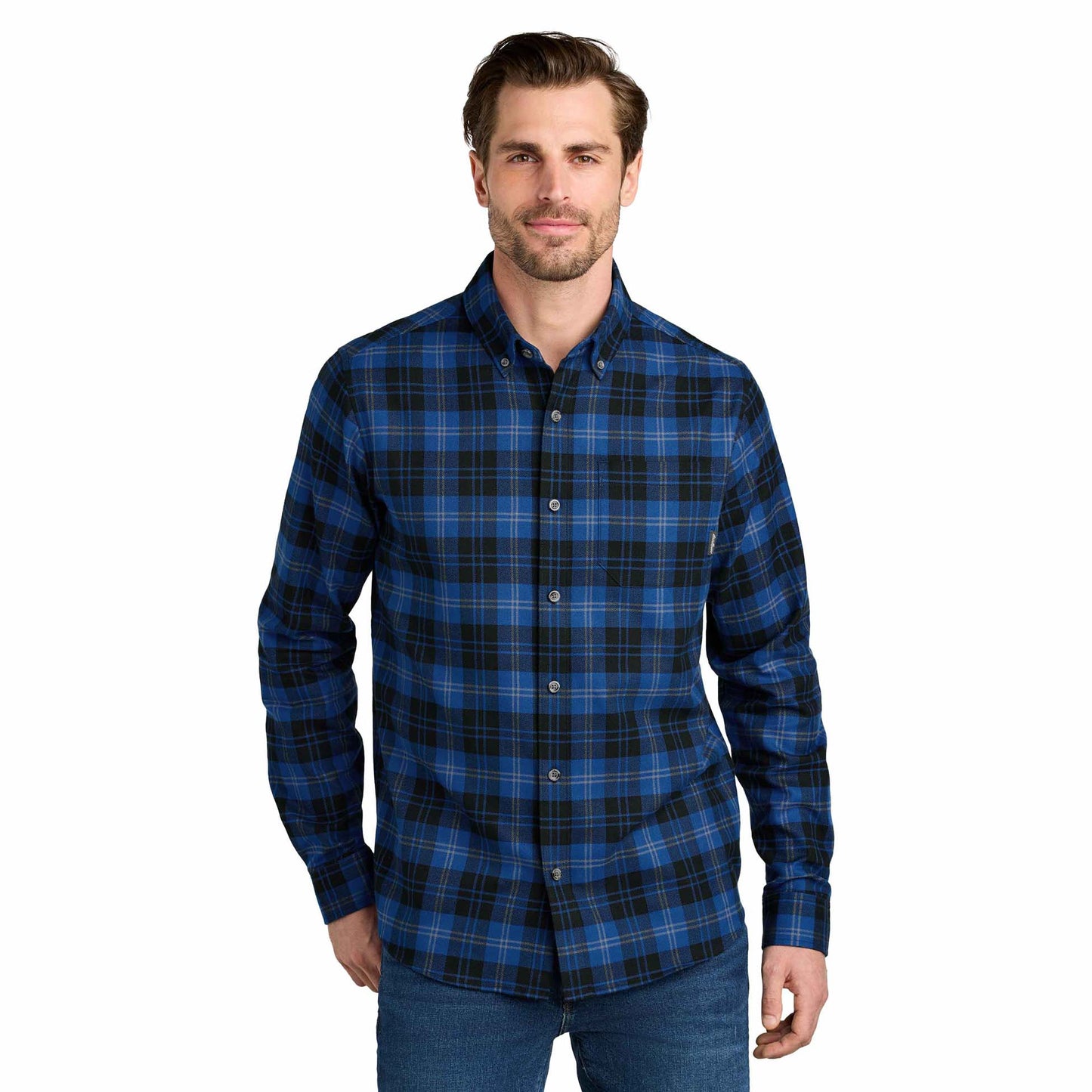 Deep Black Mini Buffalo Shirt - Eddie Bauer - Soft Flannel