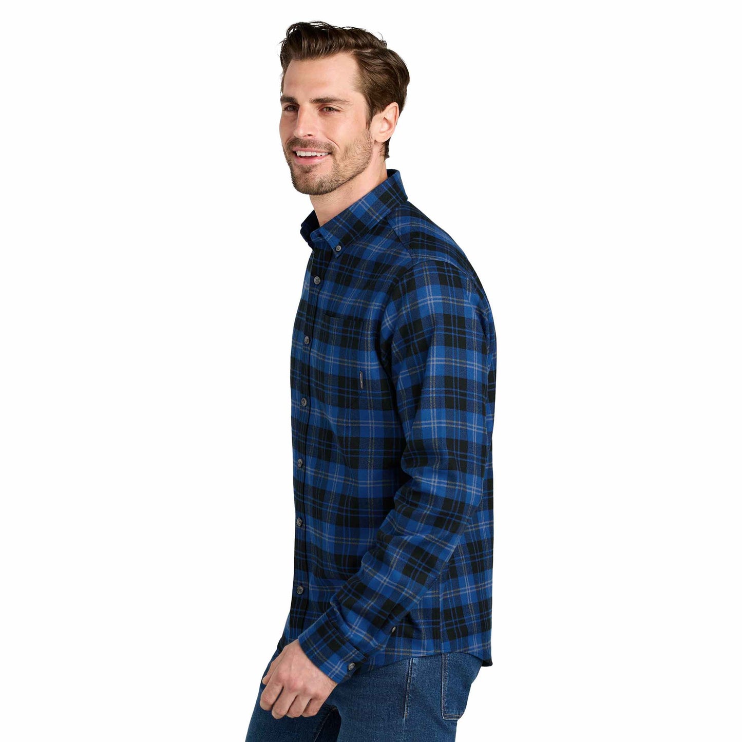 Deep Black Mini Buffalo Shirt - Eddie Bauer - Soft Flannel