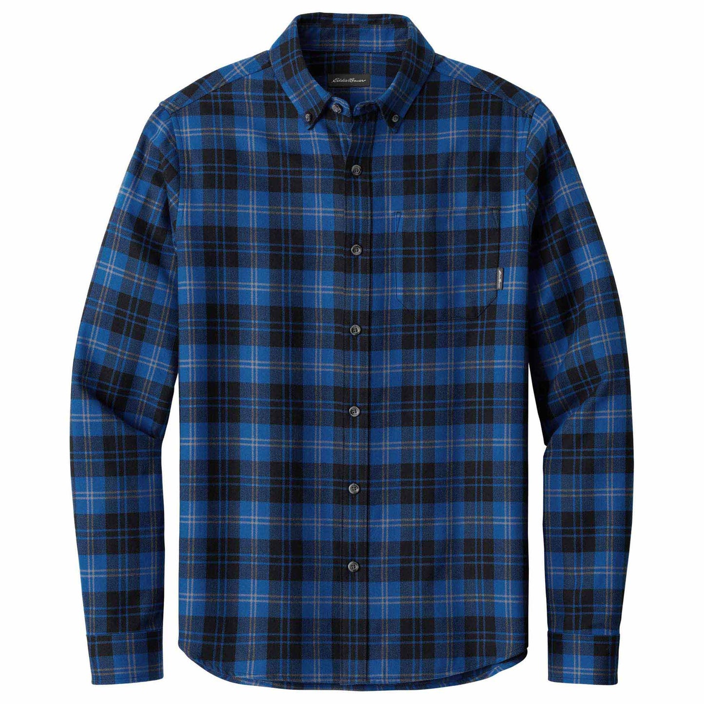 Deep Black Mini Buffalo Shirt - Eddie Bauer - Soft Flannel