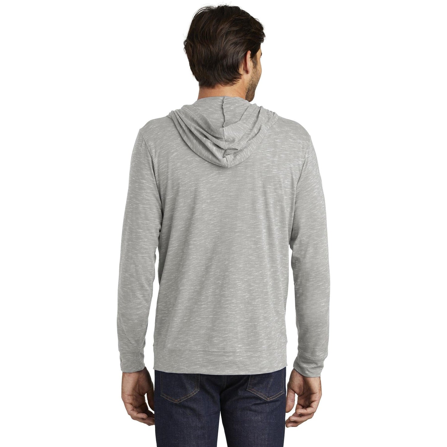 Black Sweatshirt - District - Cozy Full-Zip Hoodie - Stylish Design