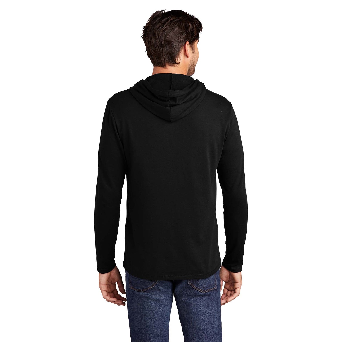 Black Cozy Hoodie - District - French Terry Material