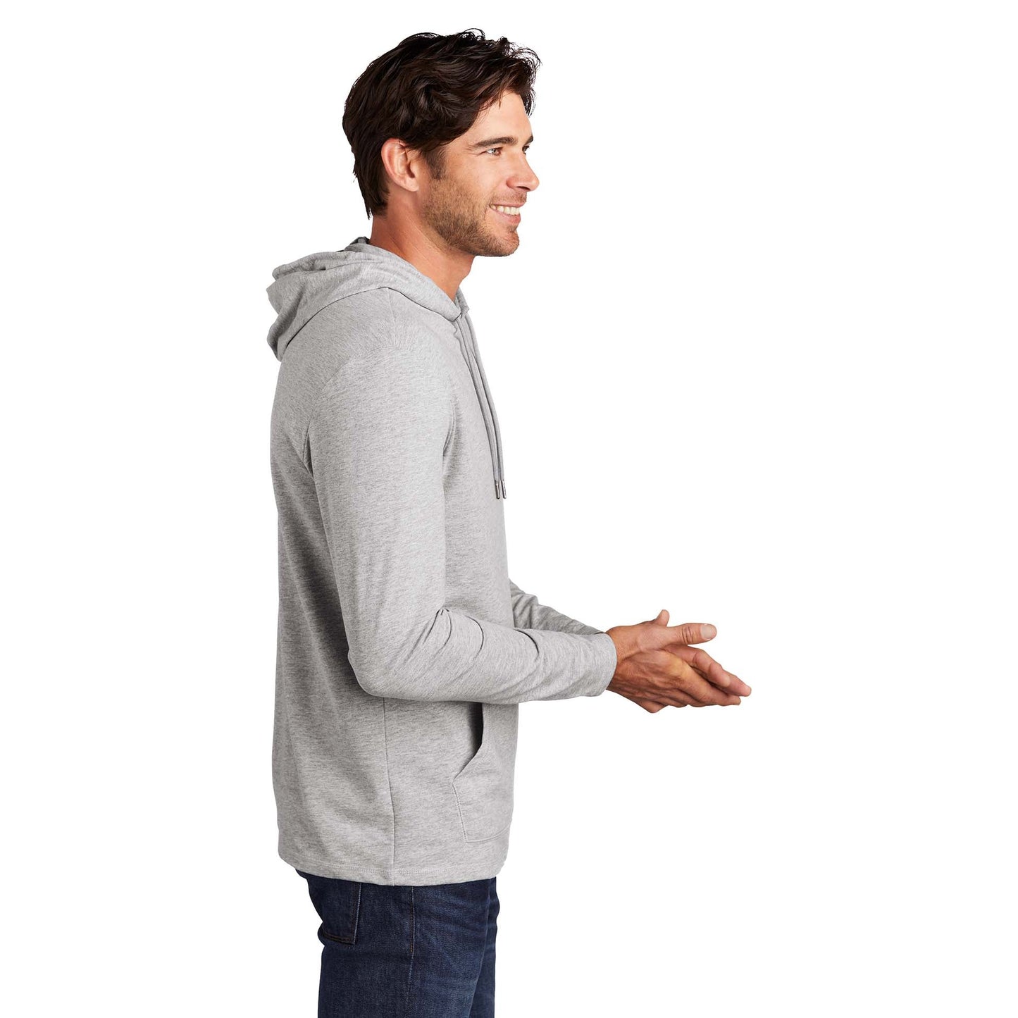 Black Cozy Hoodie - District - French Terry Material