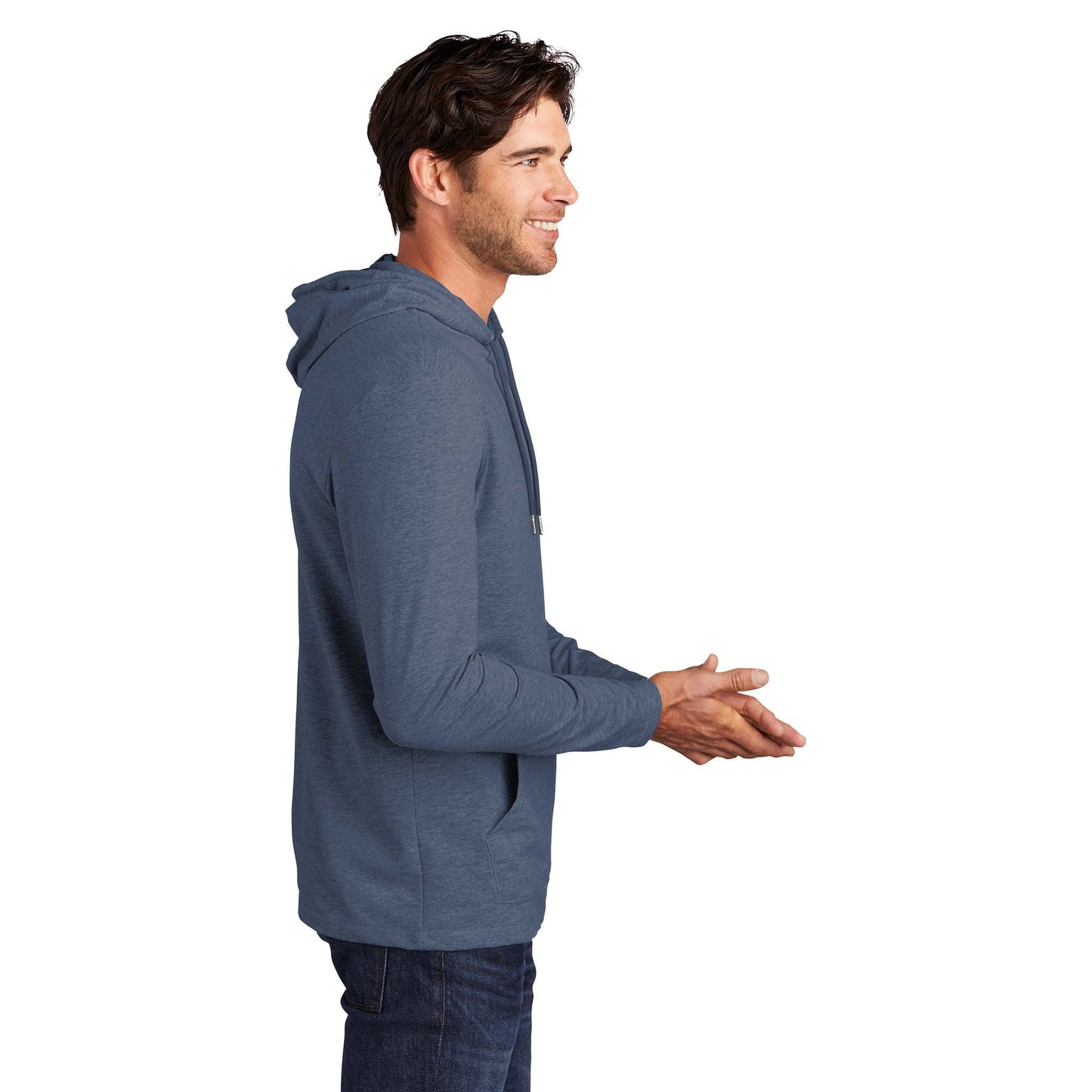 Black Cozy Hoodie - District - French Terry Material