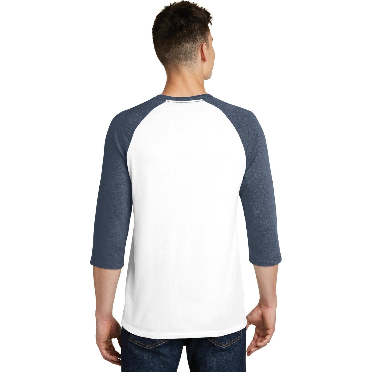 Black/White T-Shirts - District - Soft Cotton