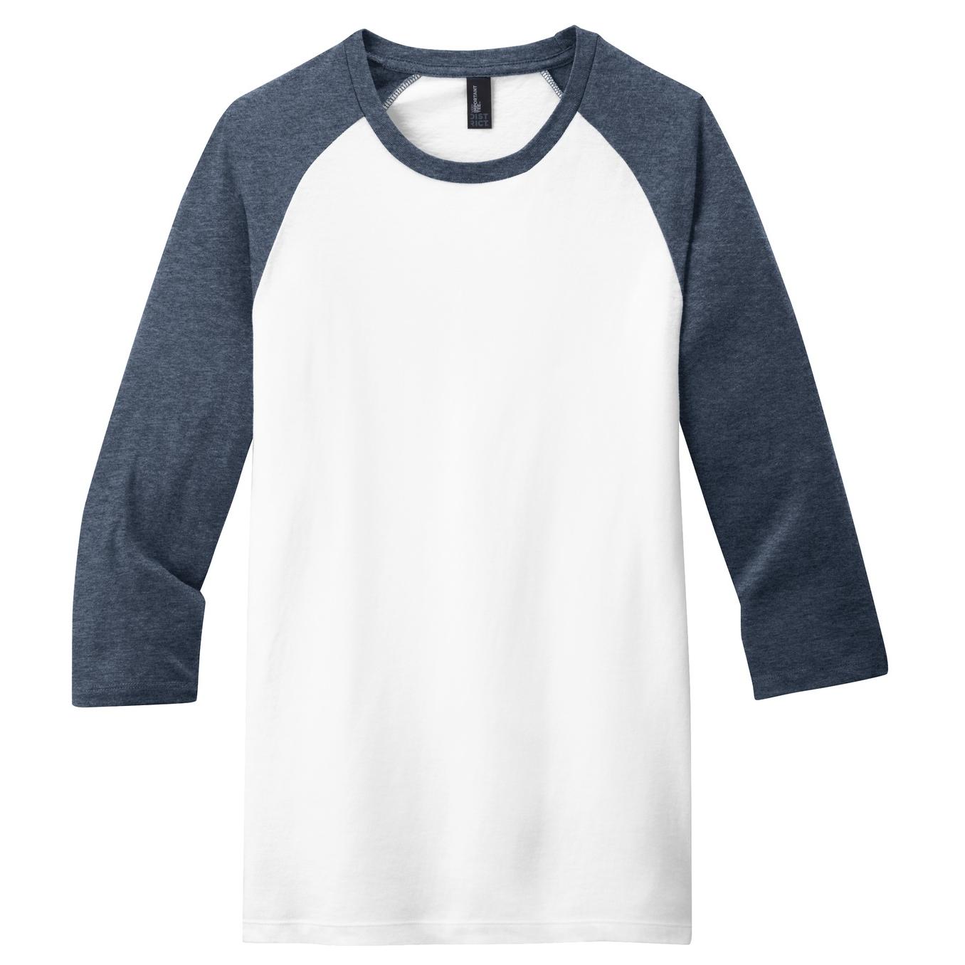 Black/White T-Shirts - District - Soft Cotton