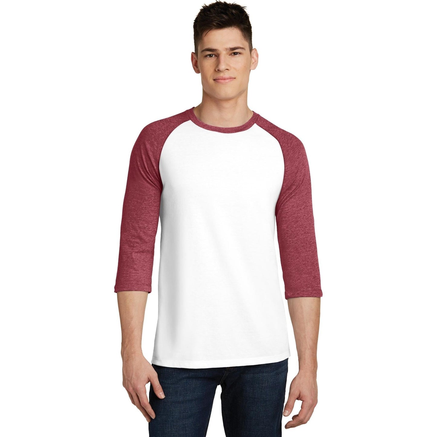 Black/White T-Shirts - District - Soft Cotton