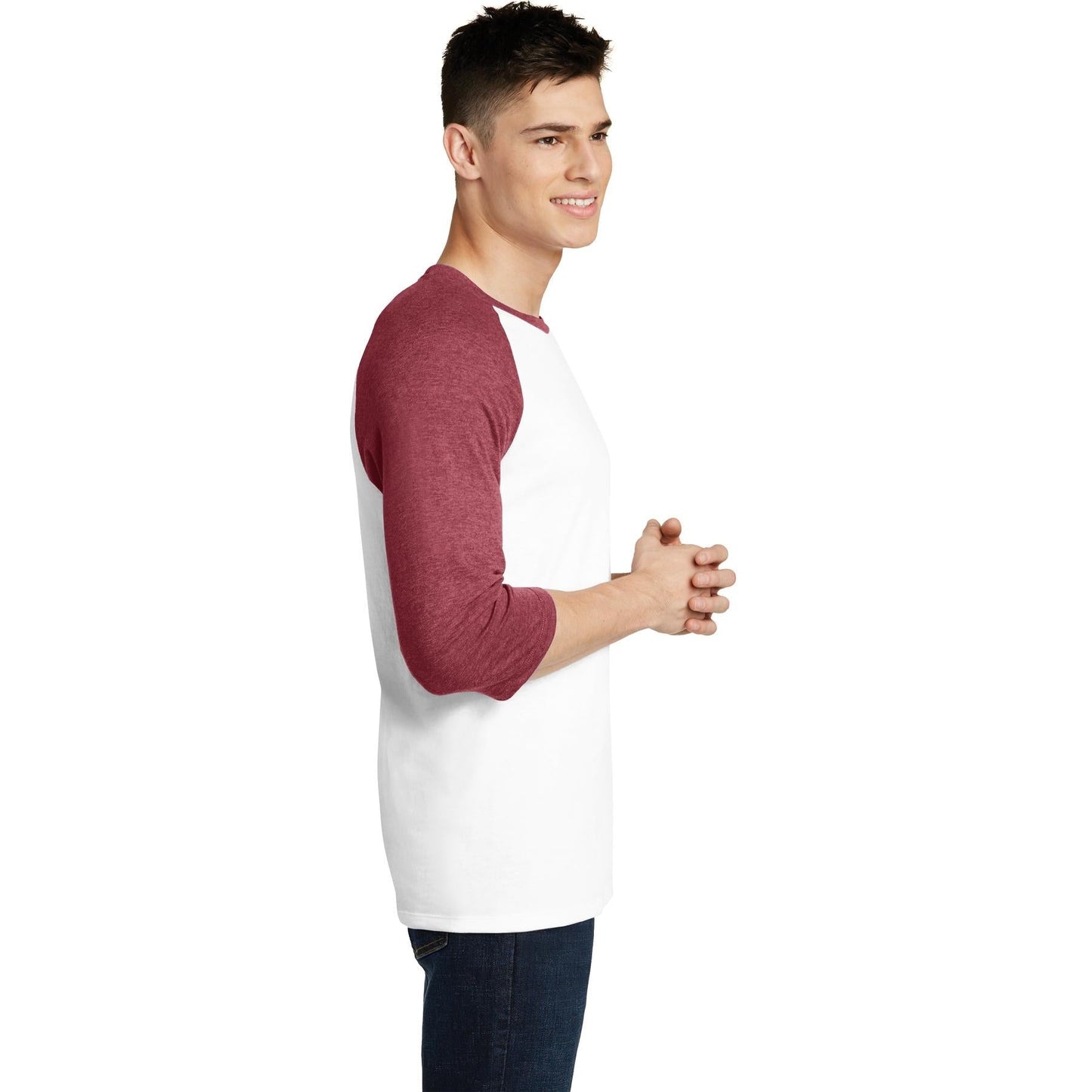 Black/White T-Shirts - District - Soft Cotton