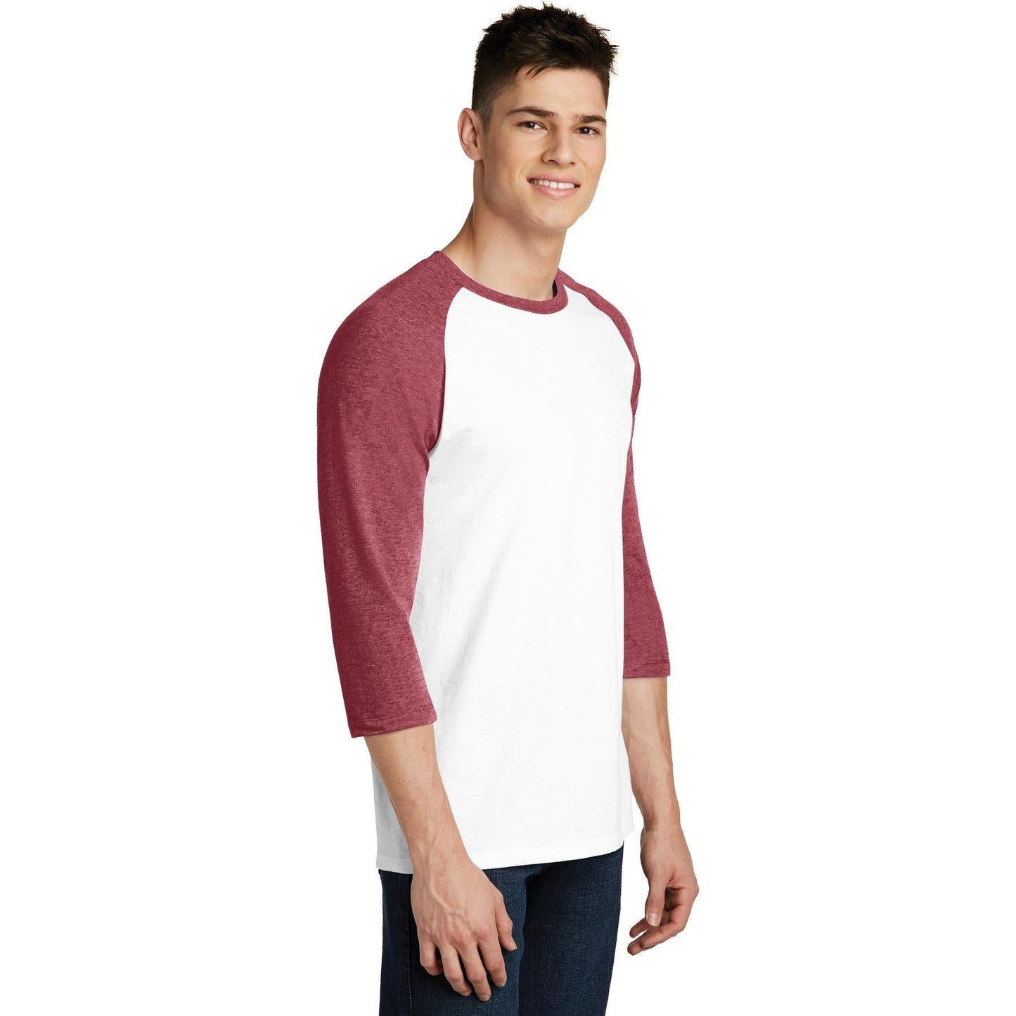 Black/White T-Shirts - District - Soft Cotton