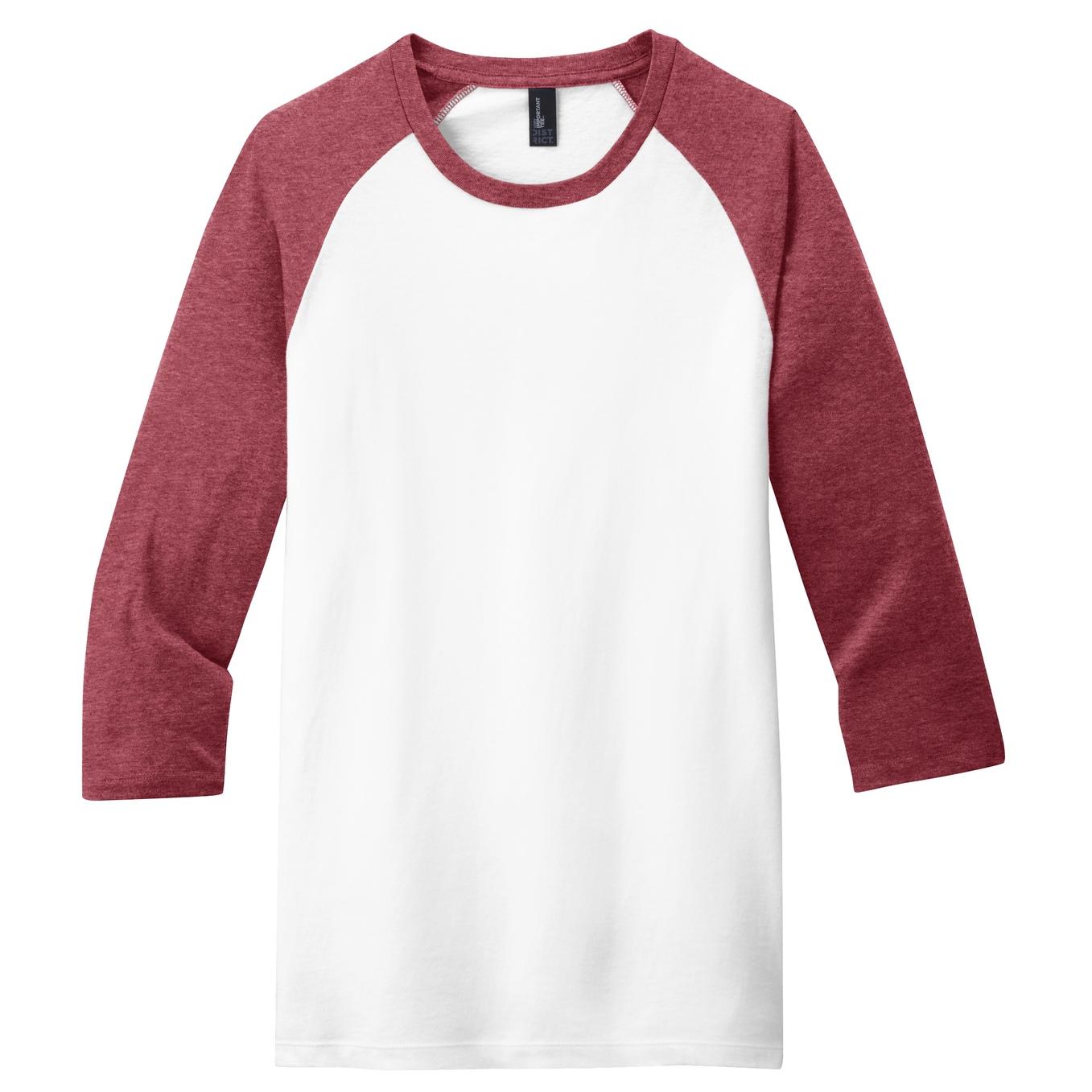 Black/White T-Shirts - District - Soft Cotton