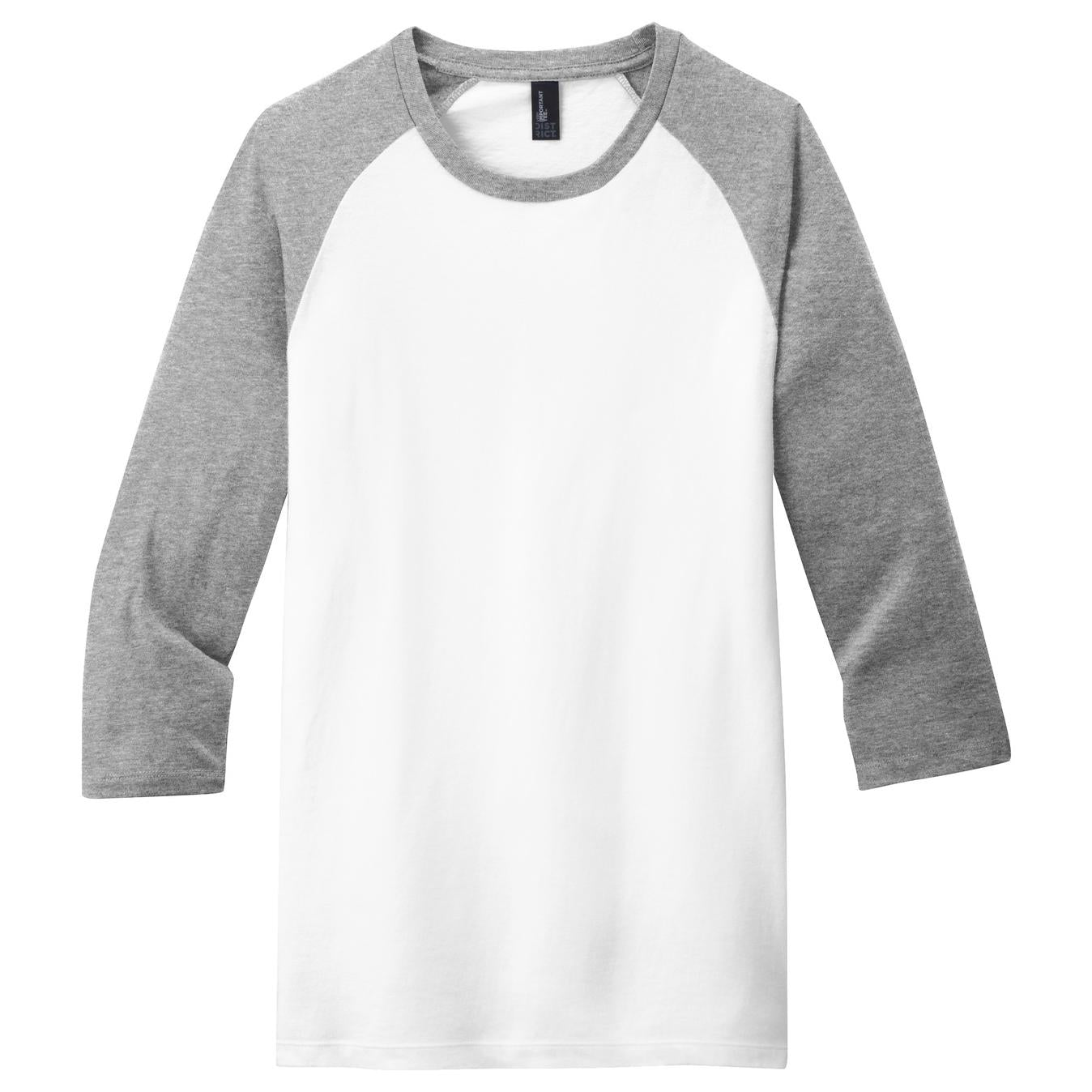 Black/White T-Shirts - District - Soft Cotton